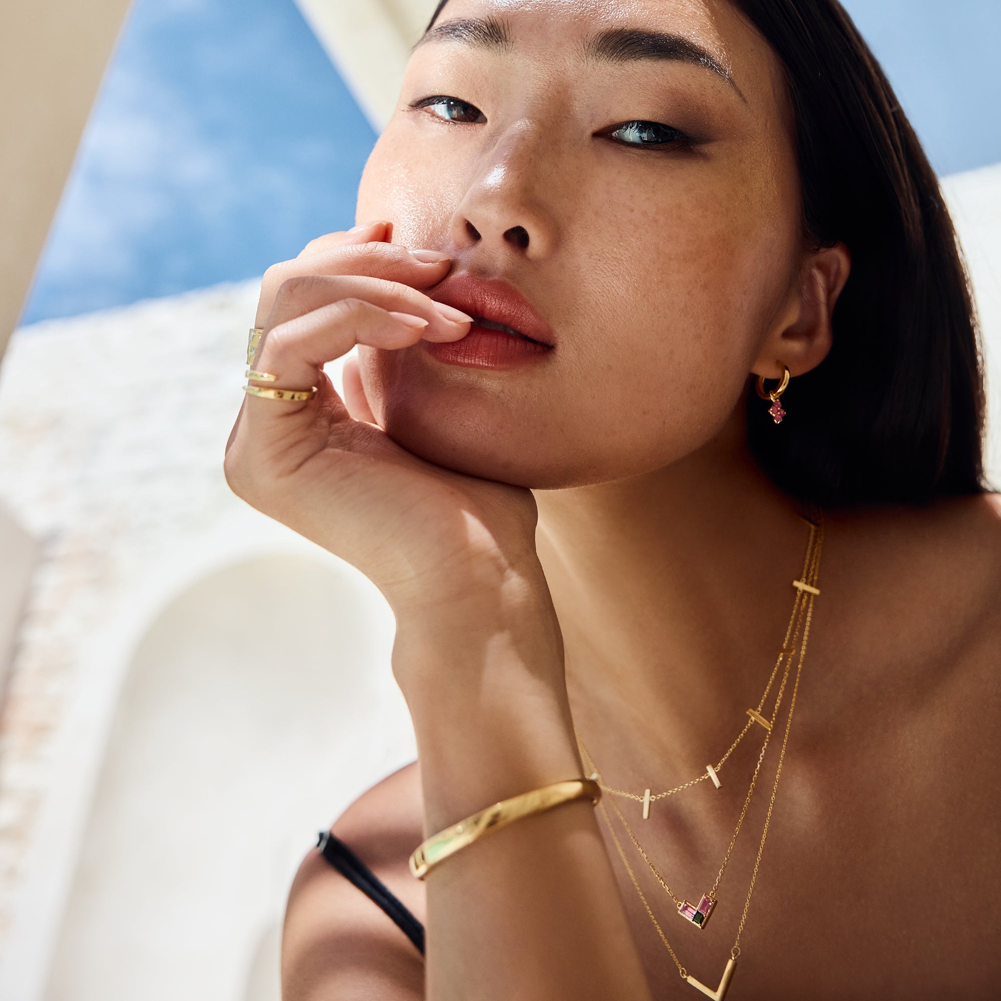 Essential V Necklace - Sterling Silver | BITS OF BALI JEWELRY