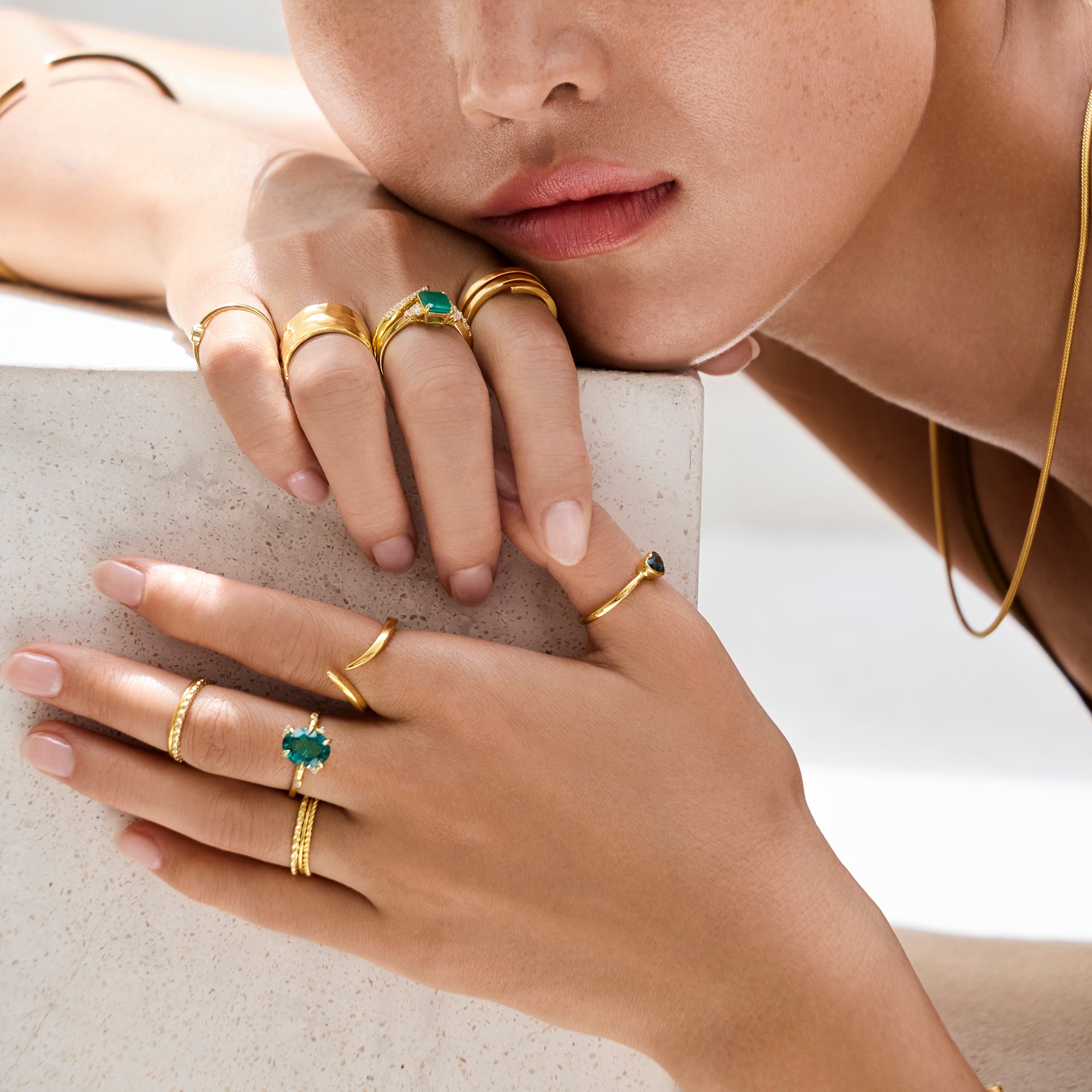 Giri Unisex Hammered Bold Ring - Sterling Silver | BITS OF BALI JEWELRY