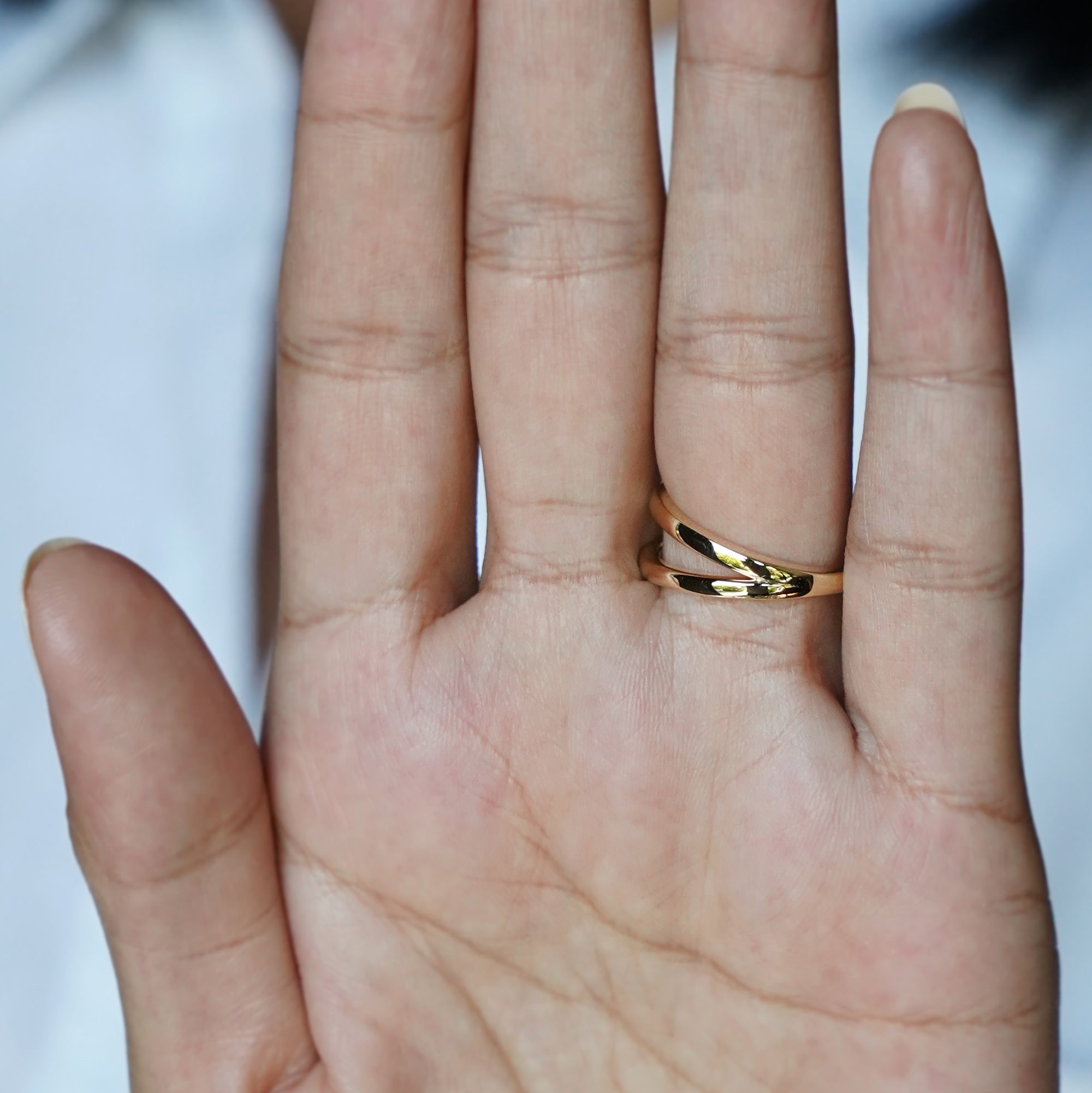 Salt & Pepper Diamond Diagonal Long Pear Shaped Ring - Solid 18K Yellow Gold | BITS OF BALI JEWELRY