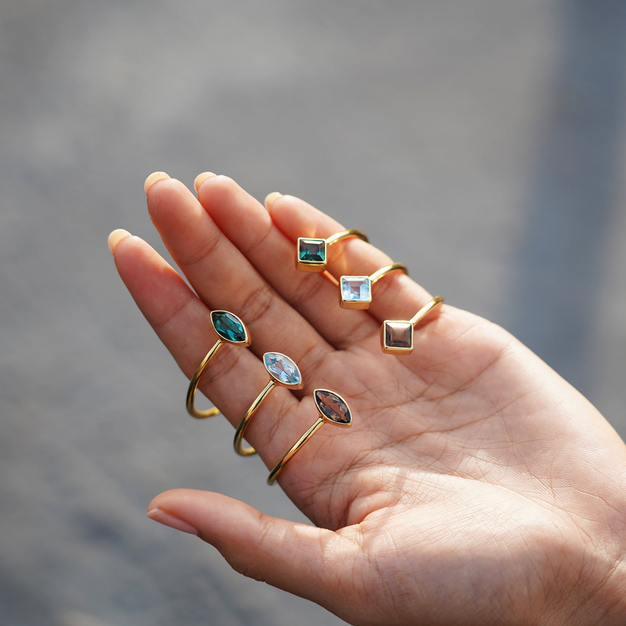 Gita Bracelet - Red Garnet | BITS OF BALI JEWELRY
