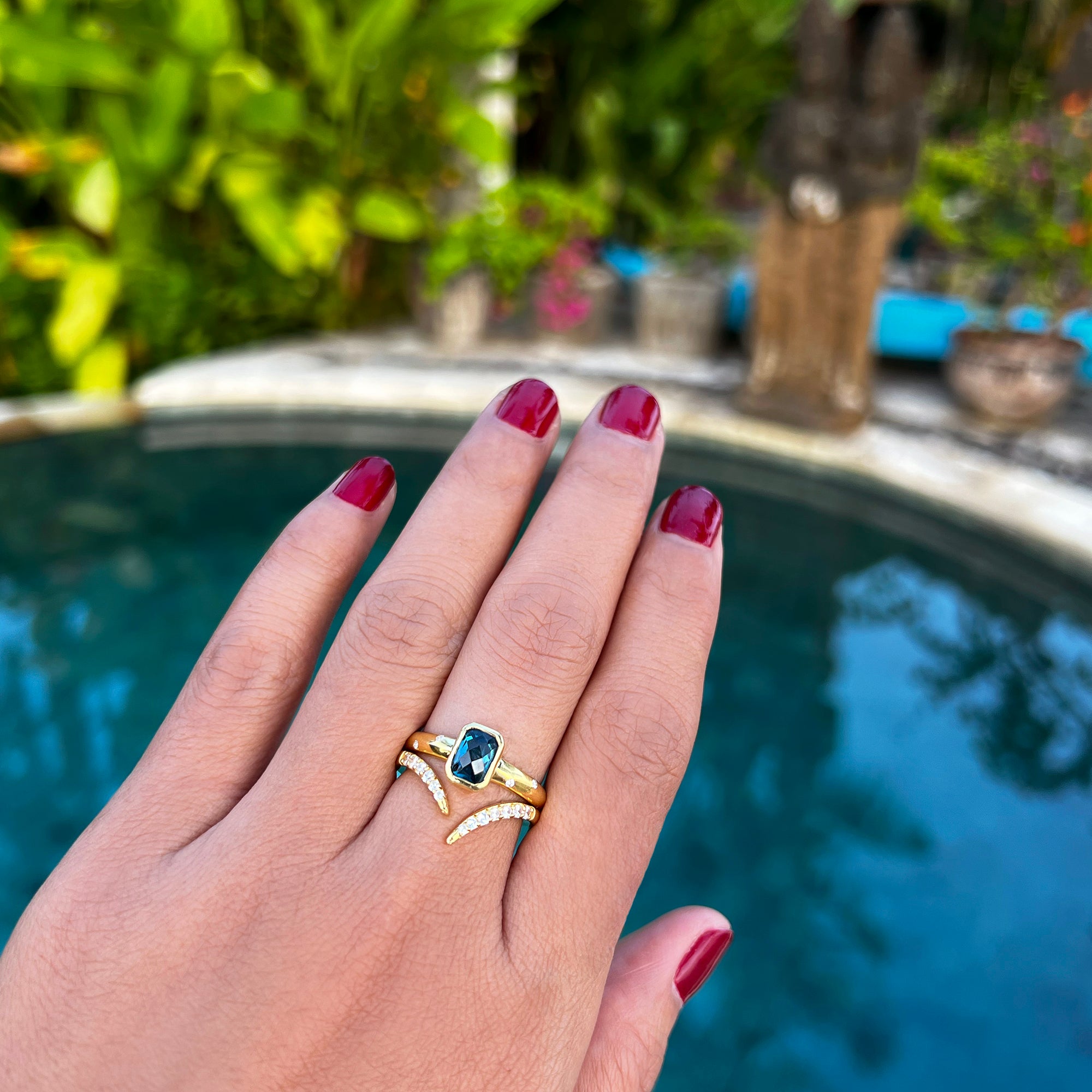 Ibu Cz Tusk Ring | BITS OF BALI JEWELRY