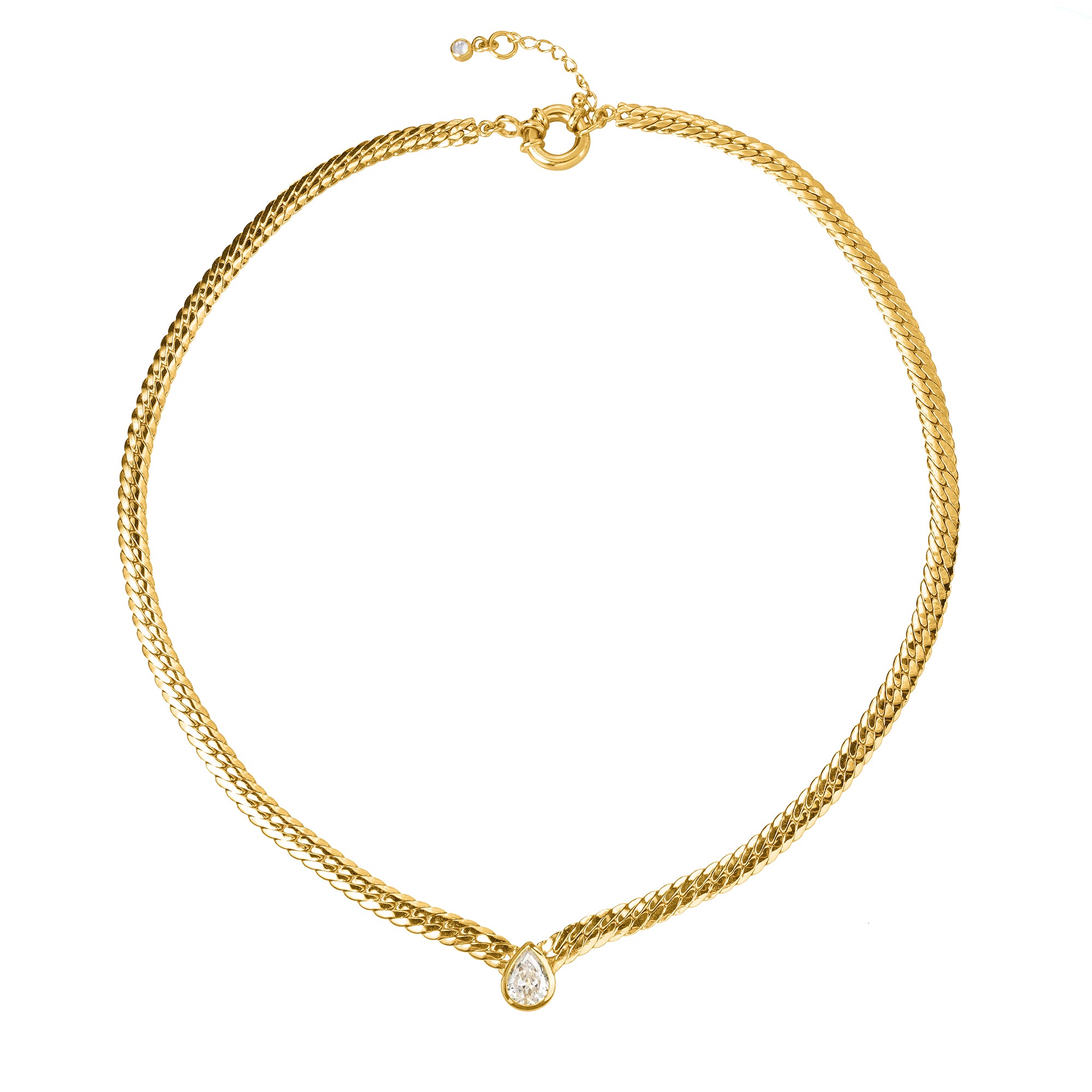 Ibu Luxe Necklace - Cz | BITS OF BALI JEWELRY