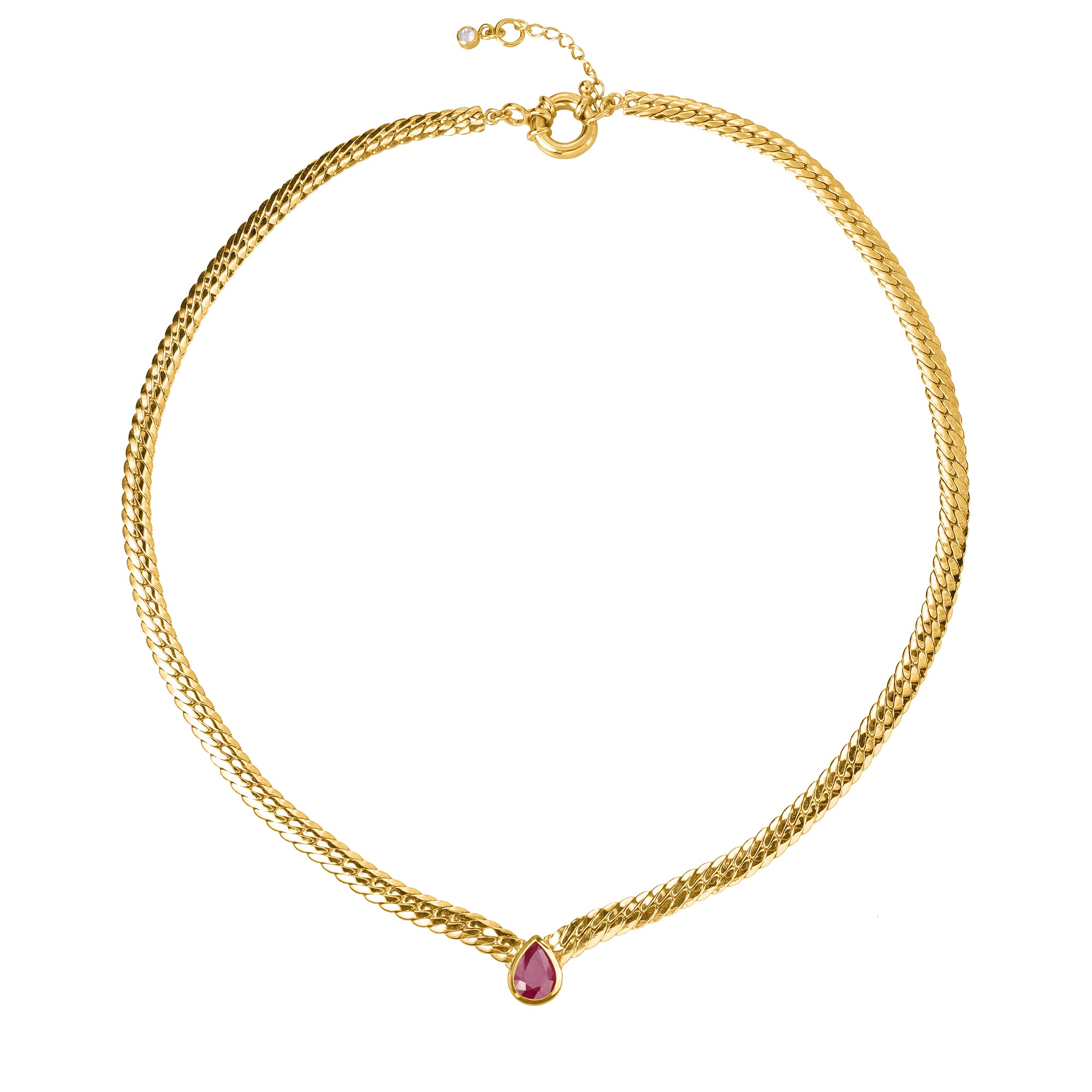 Ibu Luxe Necklace - Ruby | BITS OF BALI JEWELRY