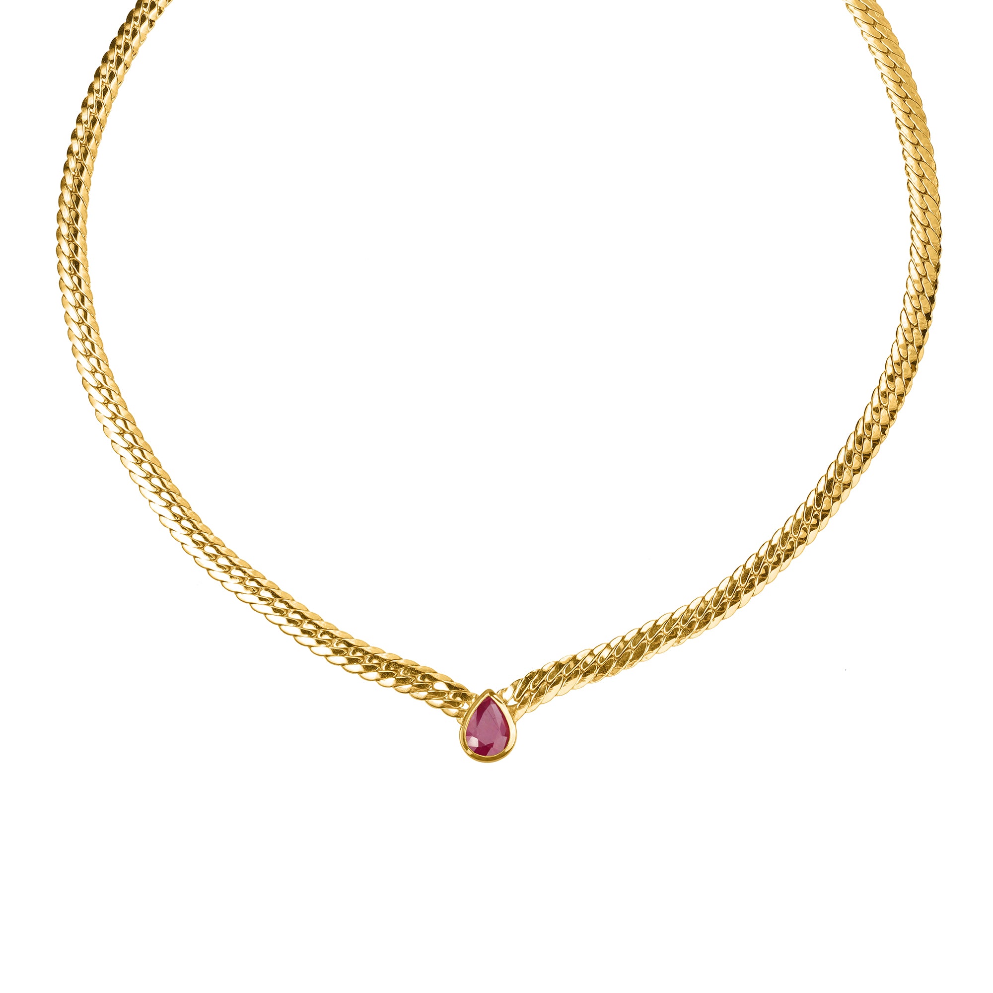 Ibu Luxe Necklace - Ruby | BITS OF BALI JEWELRY