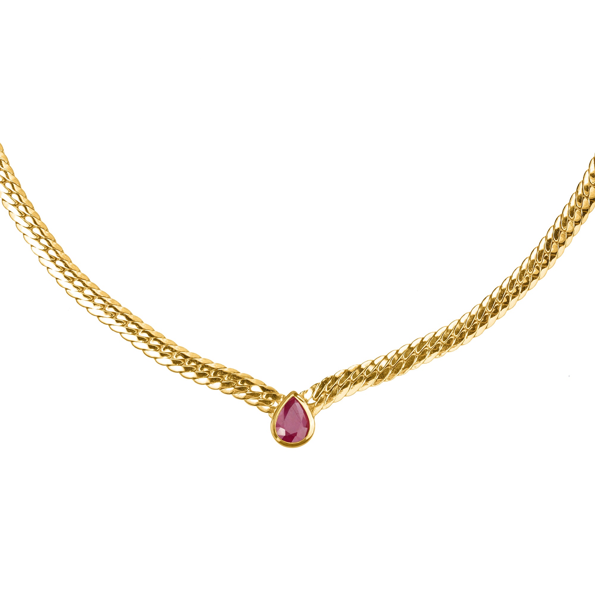 Ibu Luxe Necklace - Ruby | BITS OF BALI JEWELRY