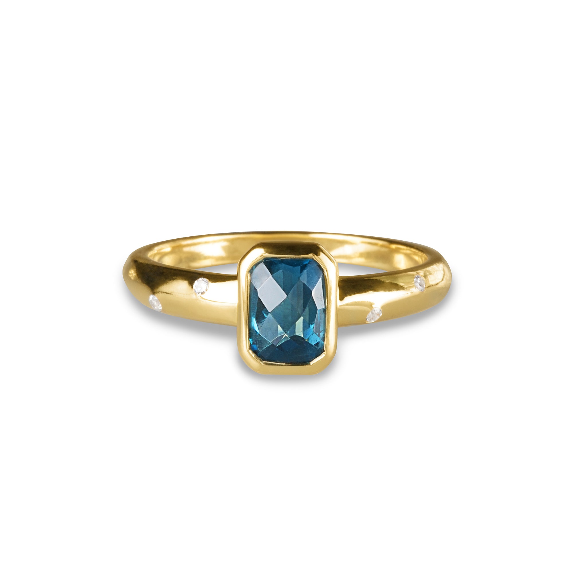 Ibu London Blue Topaz Ring | BITS OF BALI JEWELRY