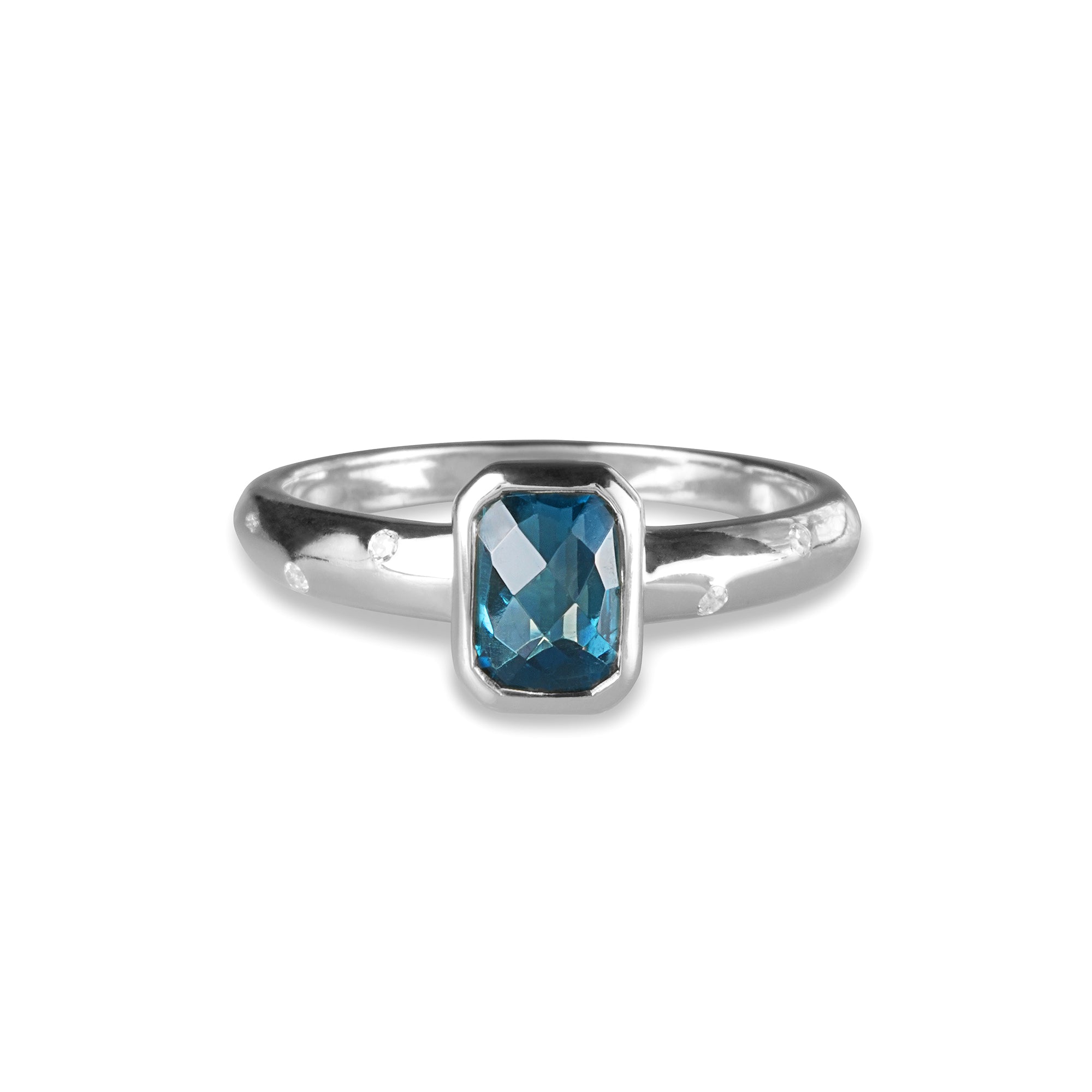 Ibu London Blue Topaz Ring | BITS OF BALI JEWELRY