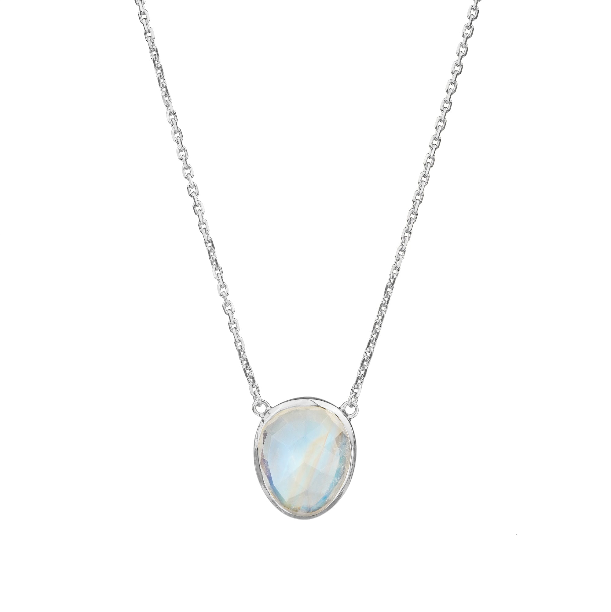 Ibu Rainbow Moonstone Necklace - Large | BITS OF BALI JEWELRY