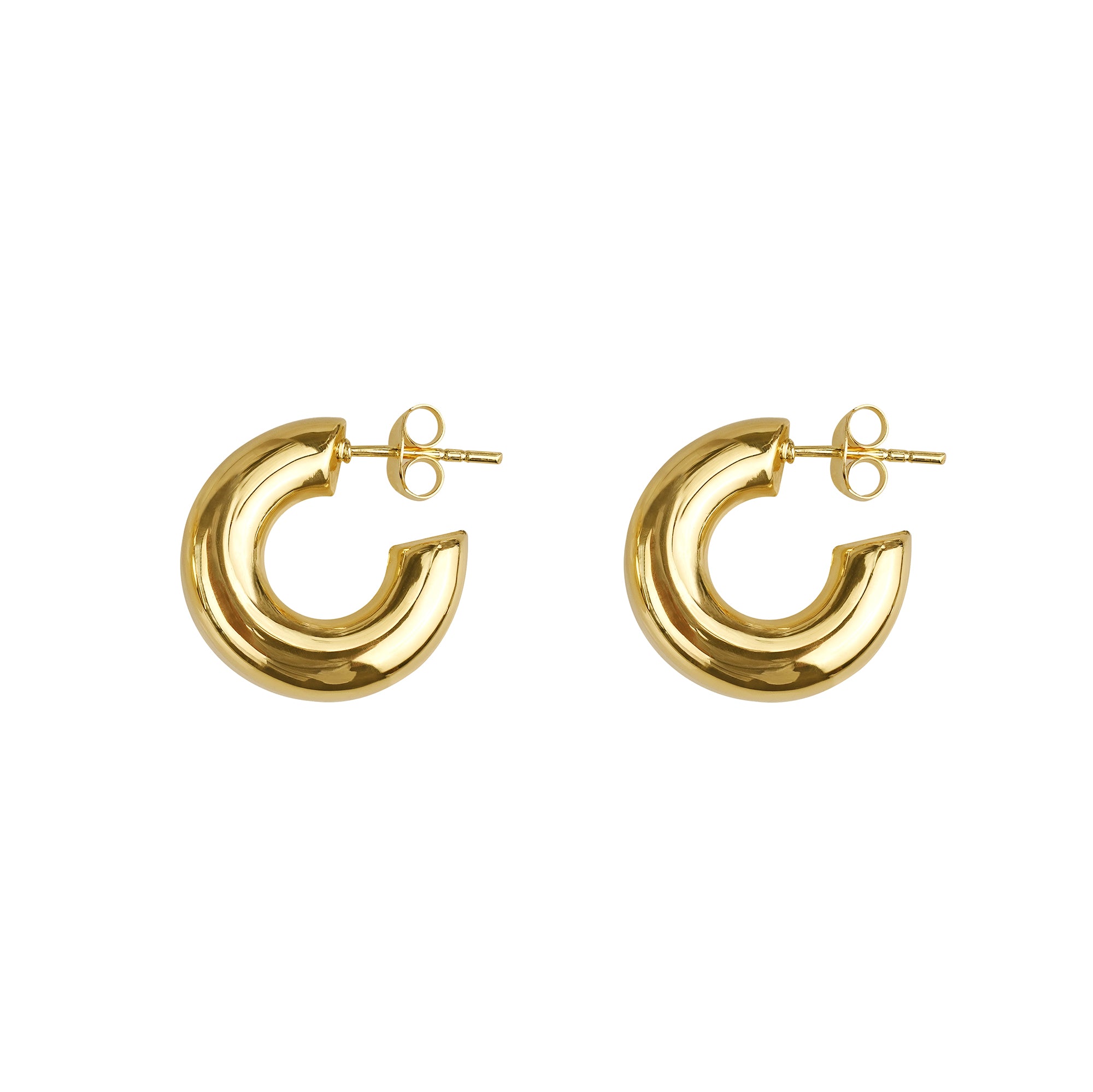 Ibu Small Thick Hoop Earrings | BITS OF BALI JEWELRY