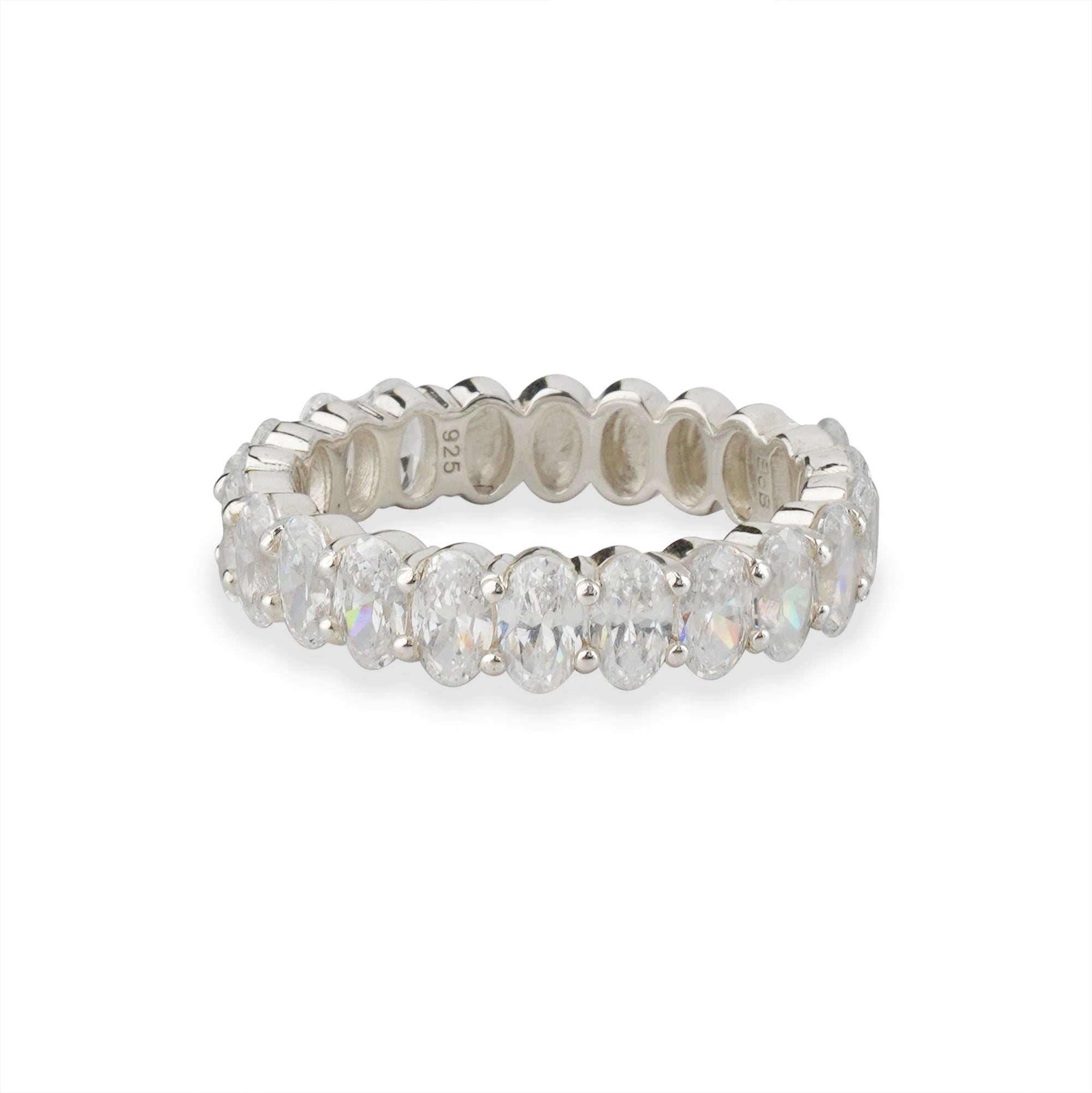 Ibu White Cz Eternity Band | BITS OF BALI JEWELRY