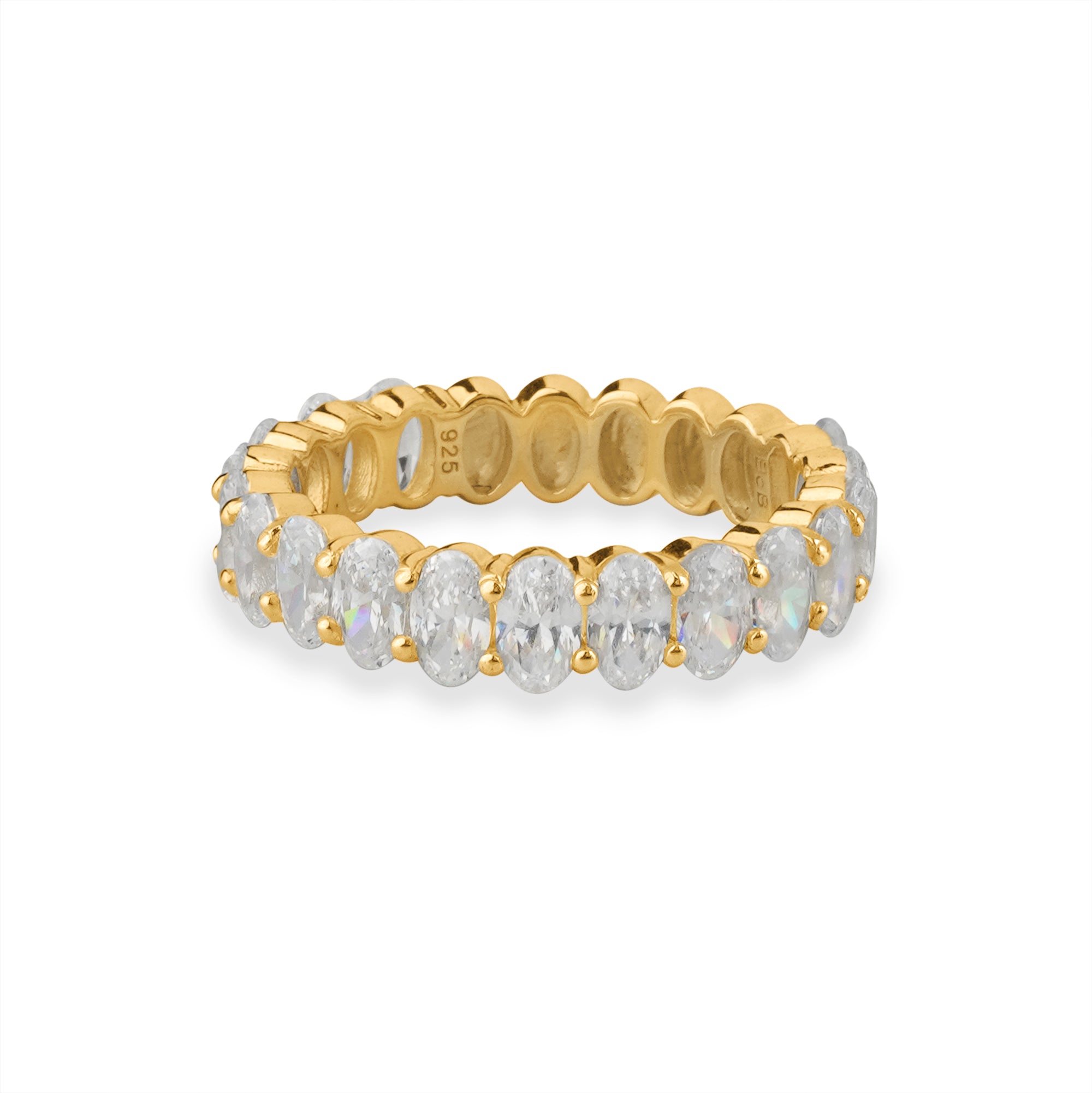 Ibu White Cz Eternity Band | BITS OF BALI JEWELRY