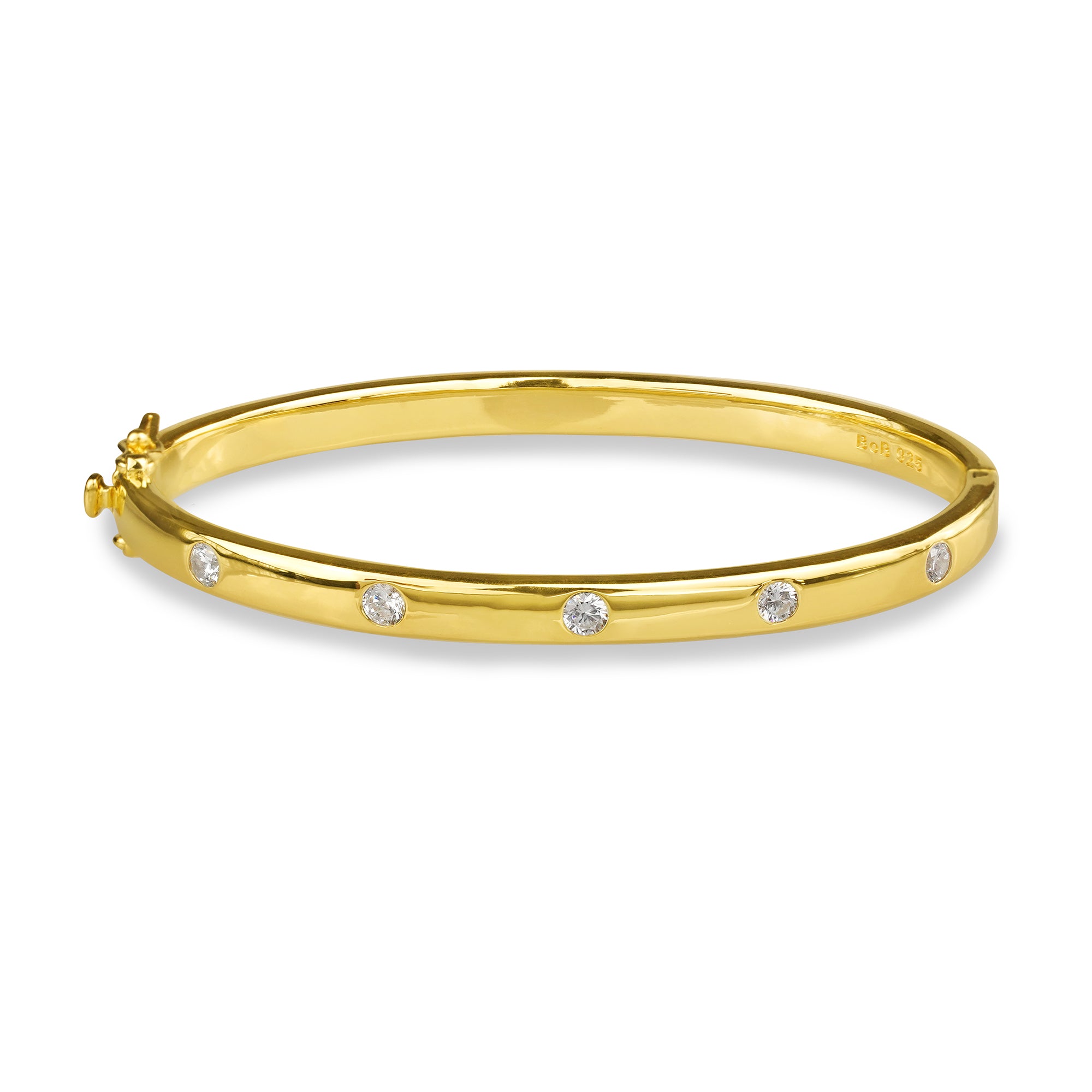 Ibu Five Stone White Cz Bracelet | BITS OF BALI JEWELRY