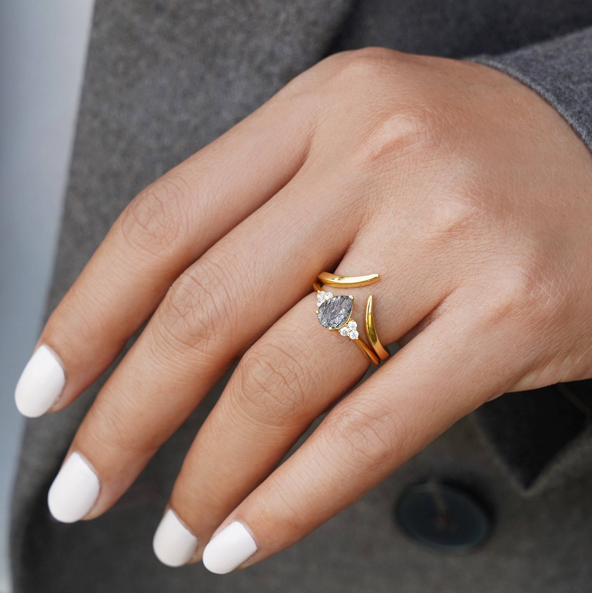 Ibu Solid Plain Tusk Ring | BITS OF BALI JEWELRY