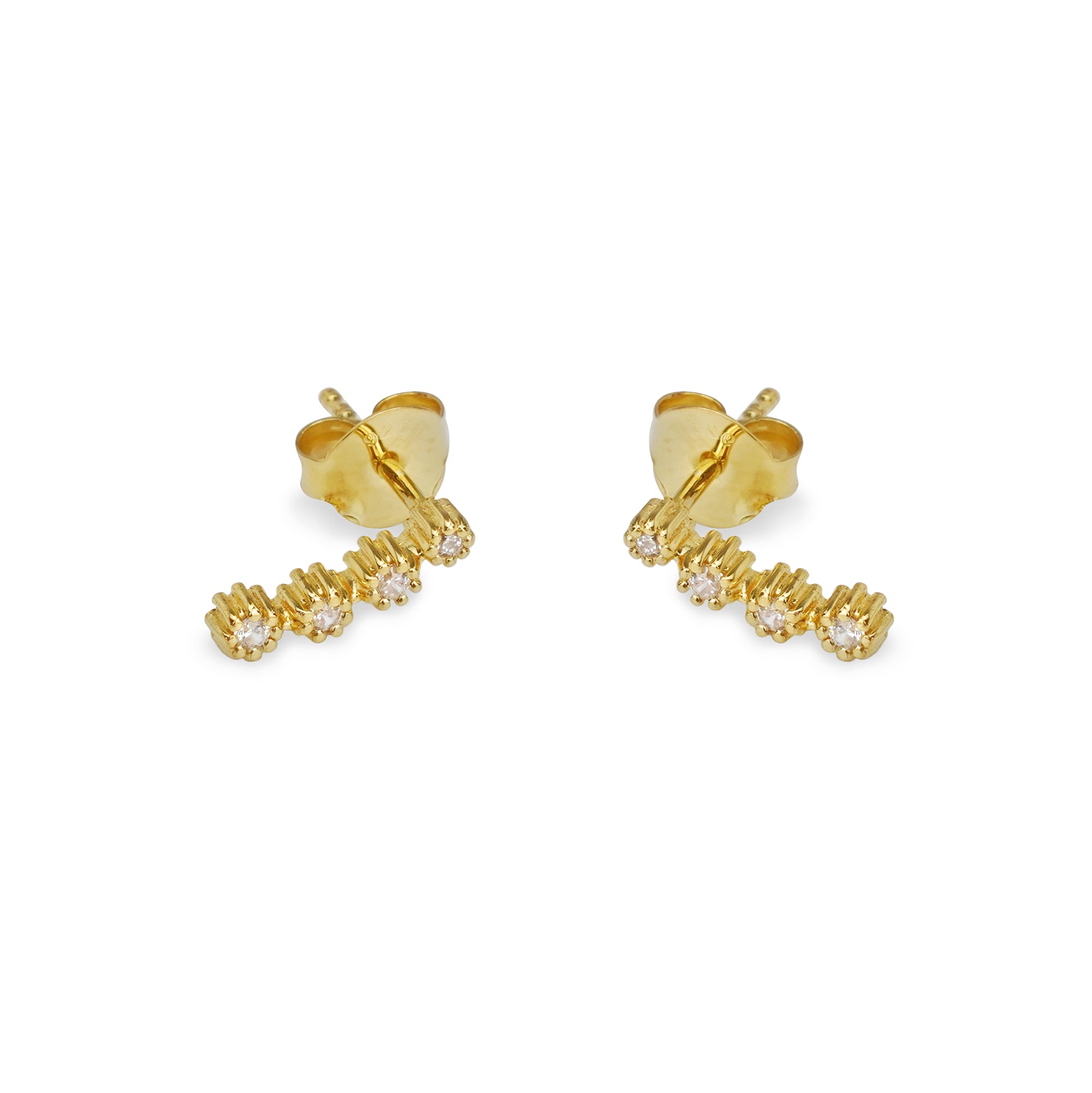 Cz Mini Earclimbers | BITS OF BALI JEWELRY