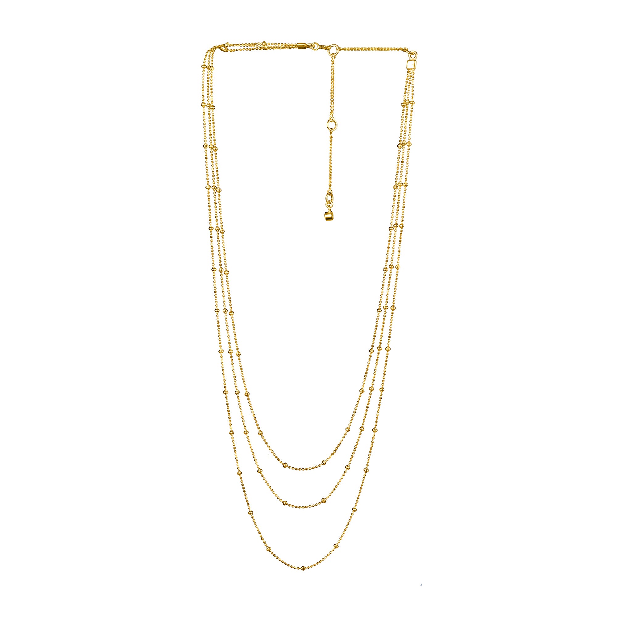 Triple Chain Necklace | BITS OF BALI JEWELRY