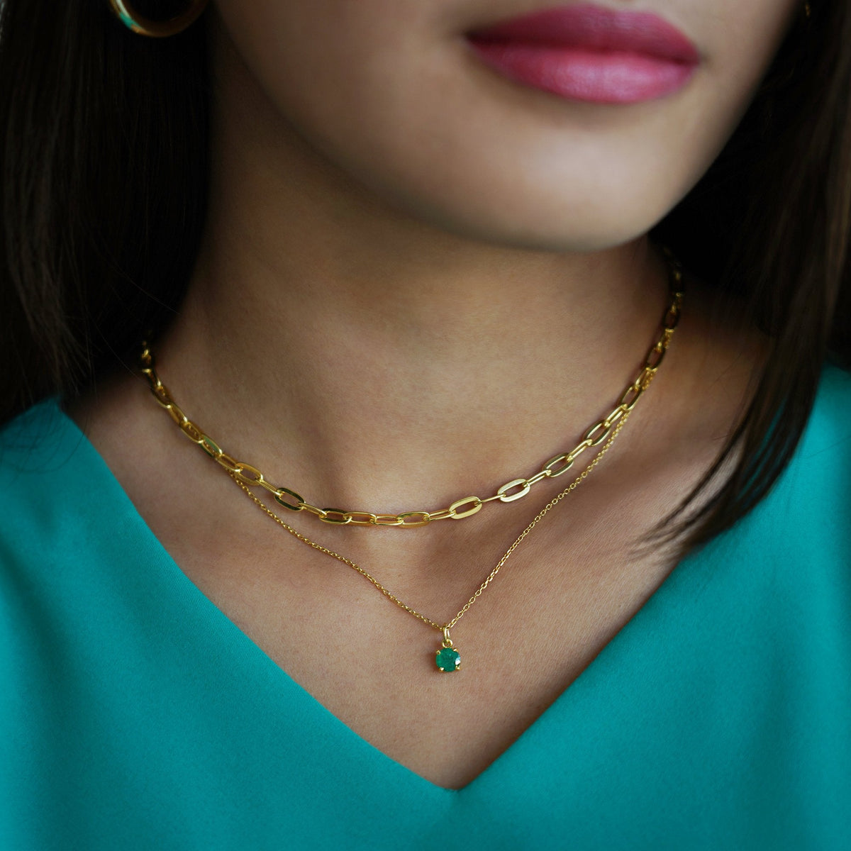 Essential Large Cable Necklace - Sterling Silver
