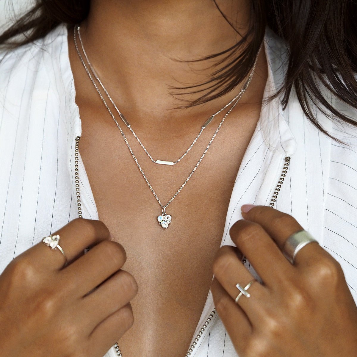 Aruna Horizontal Bar Necklace | BITS OF BALI JEWELRY