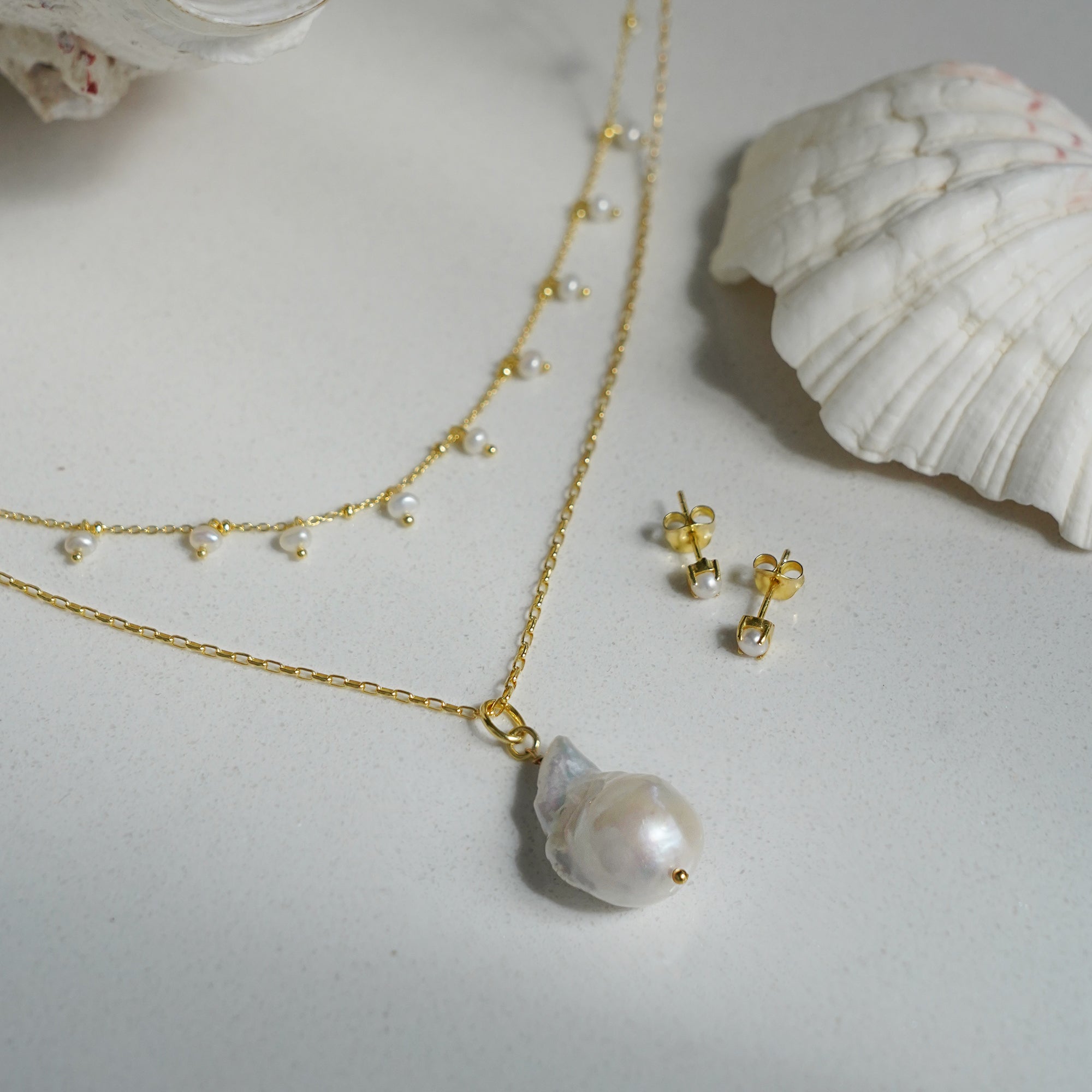 Baroque Pearl Pendant Necklace | BITS OF BALI JEWELRY