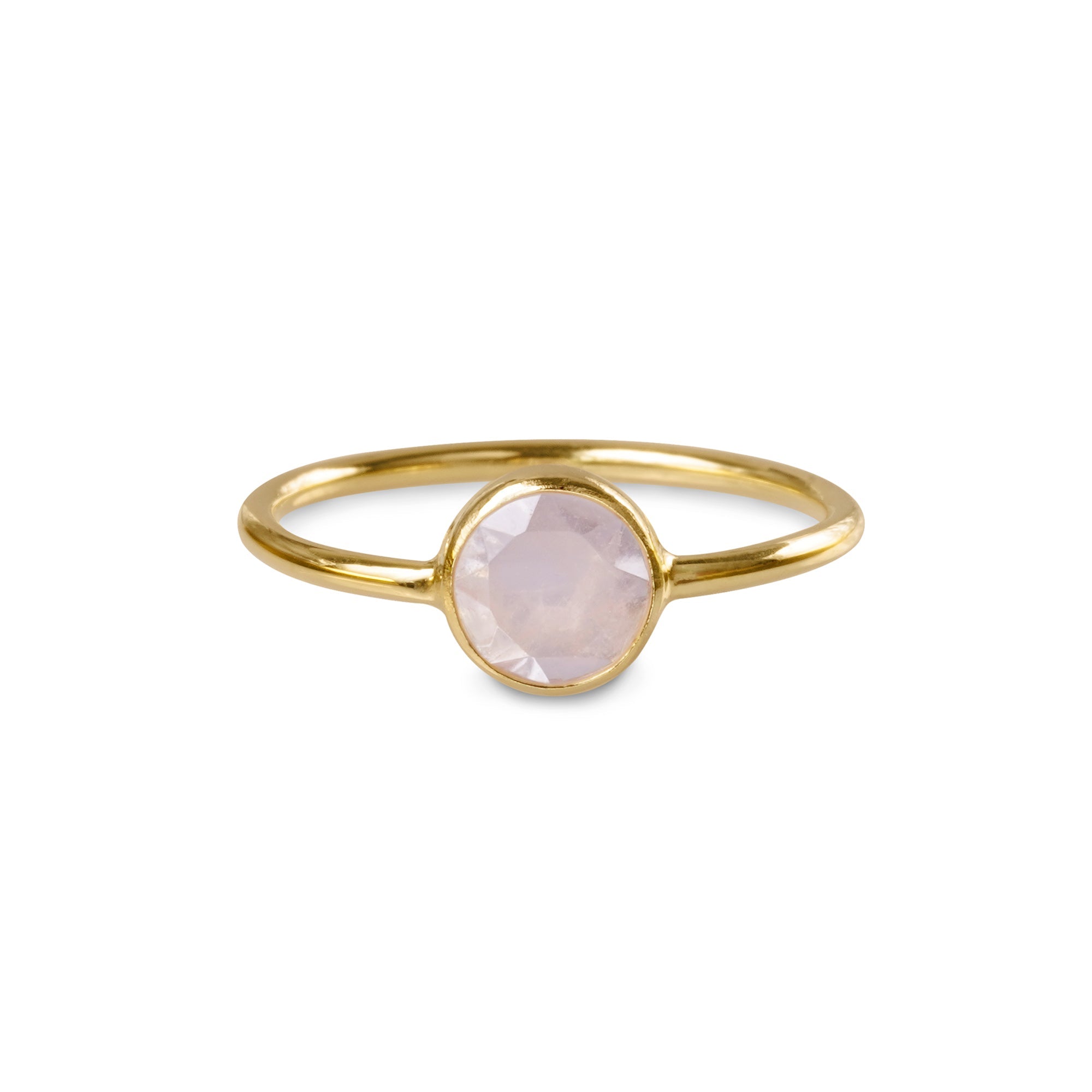 Dipta Medium Bubble Ring - Rose Quartz | BITS OF BALI JEWELRY