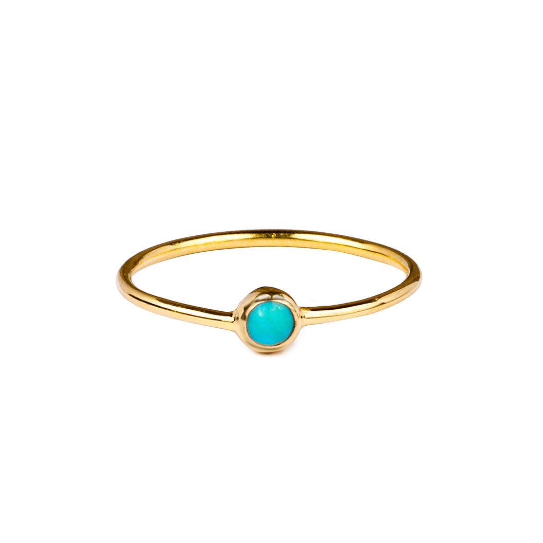 Dipta Tiny Single Bubble Ring - Turquoise | BITS OF BALI JEWELRY