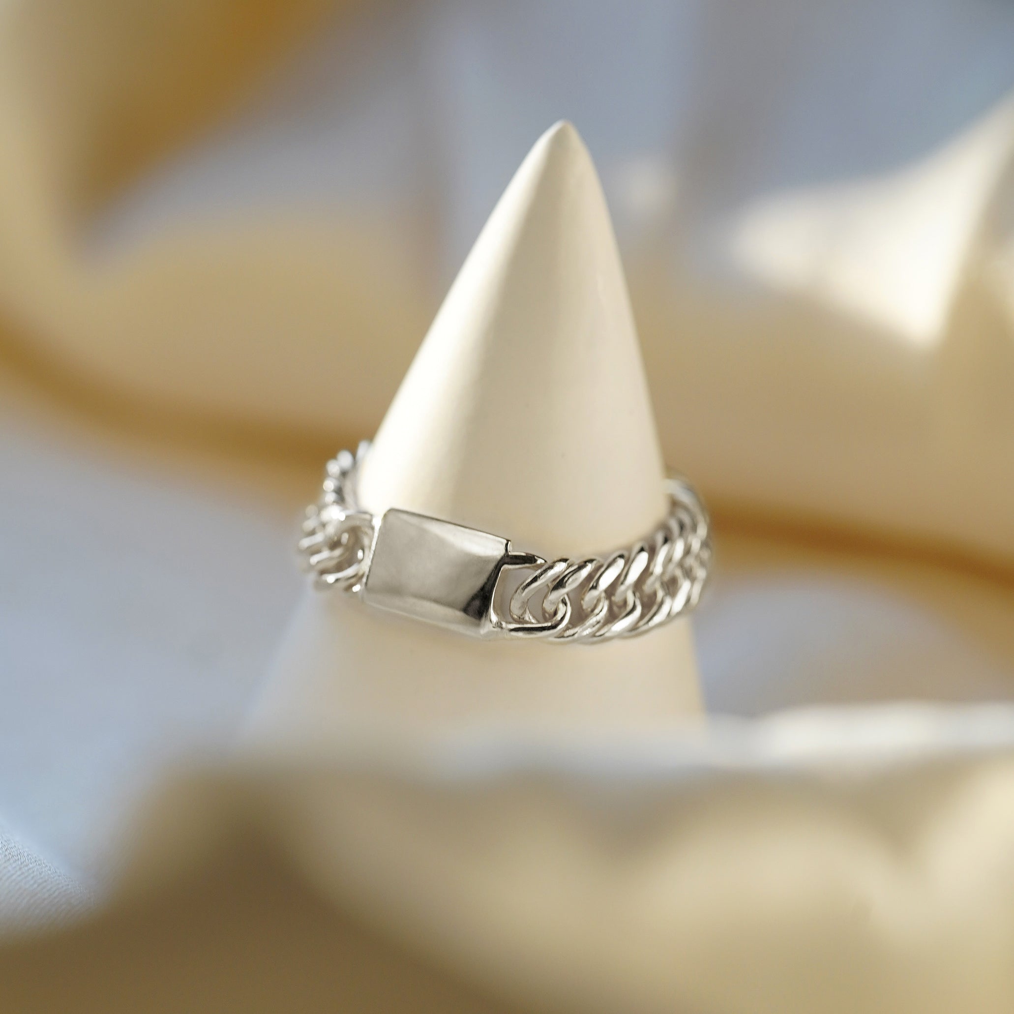 Double Curb Chain Ring | BITS OF BALI JEWELRY