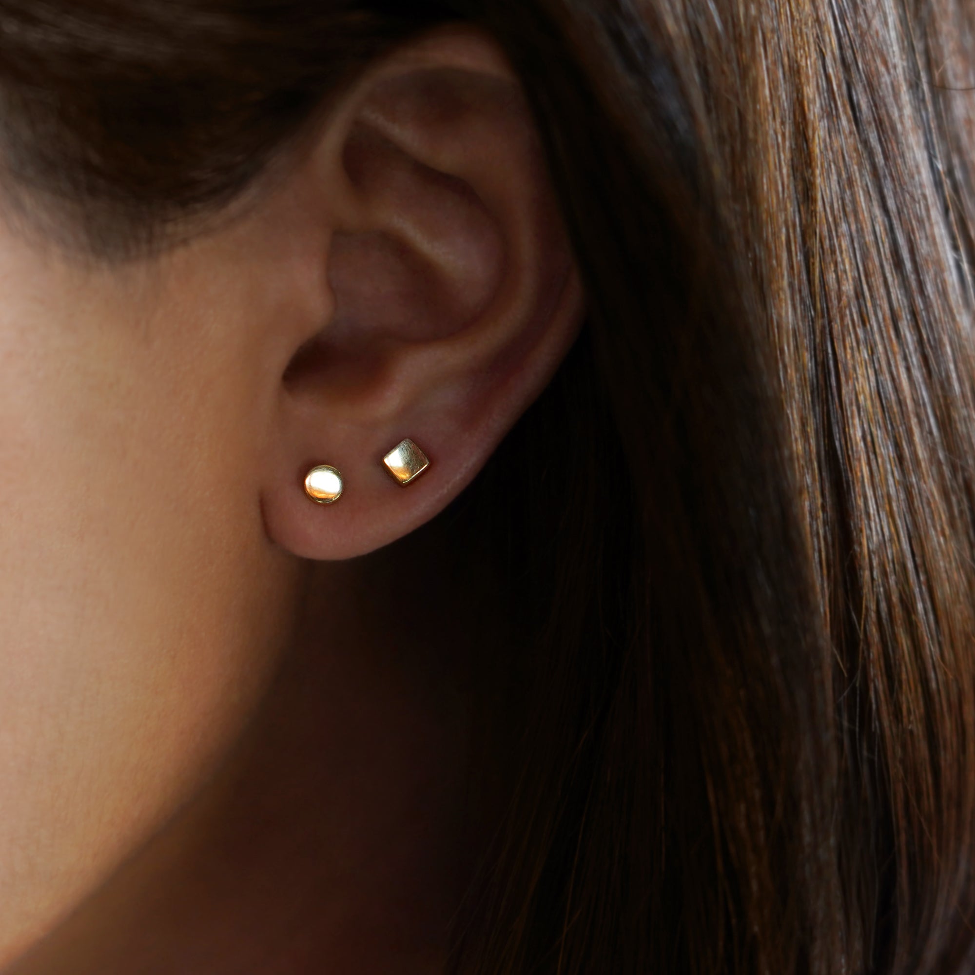 Essential Tiny Square Earrings | BITS OF BALI JEWELRY