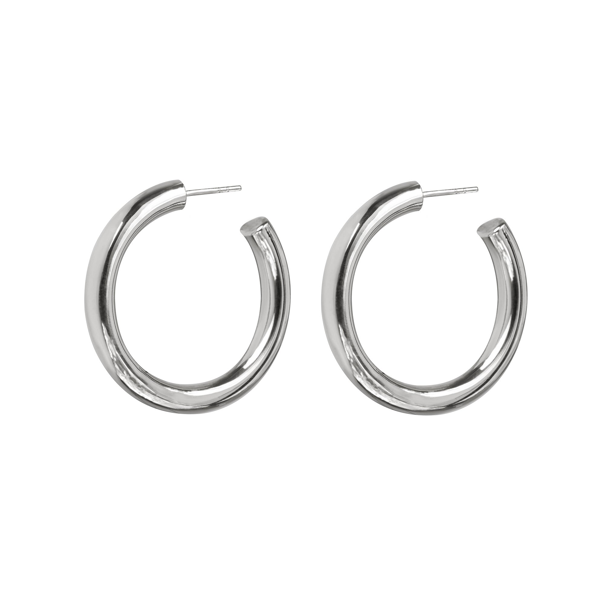 Giri Plain Bold Hoop Earrings | BITS OF BALI JEWELRY