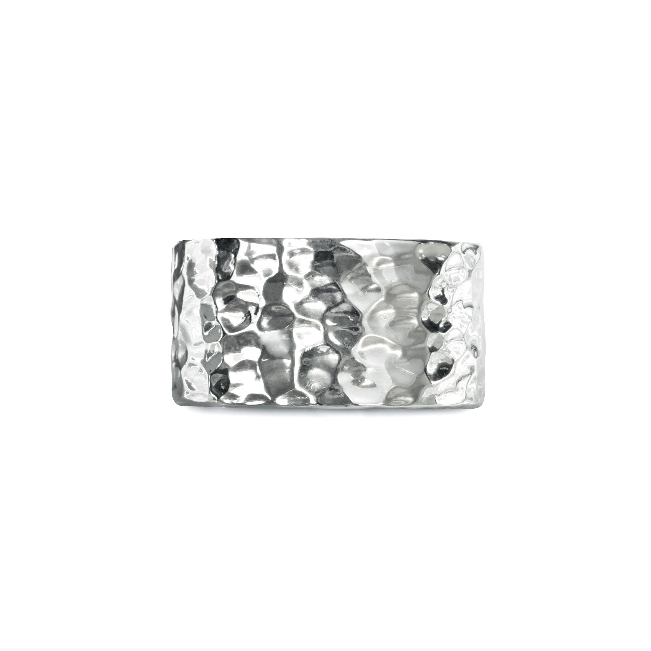 Giri Unisex Hammered Bold Ring | BITS OF BALI JEWELRY