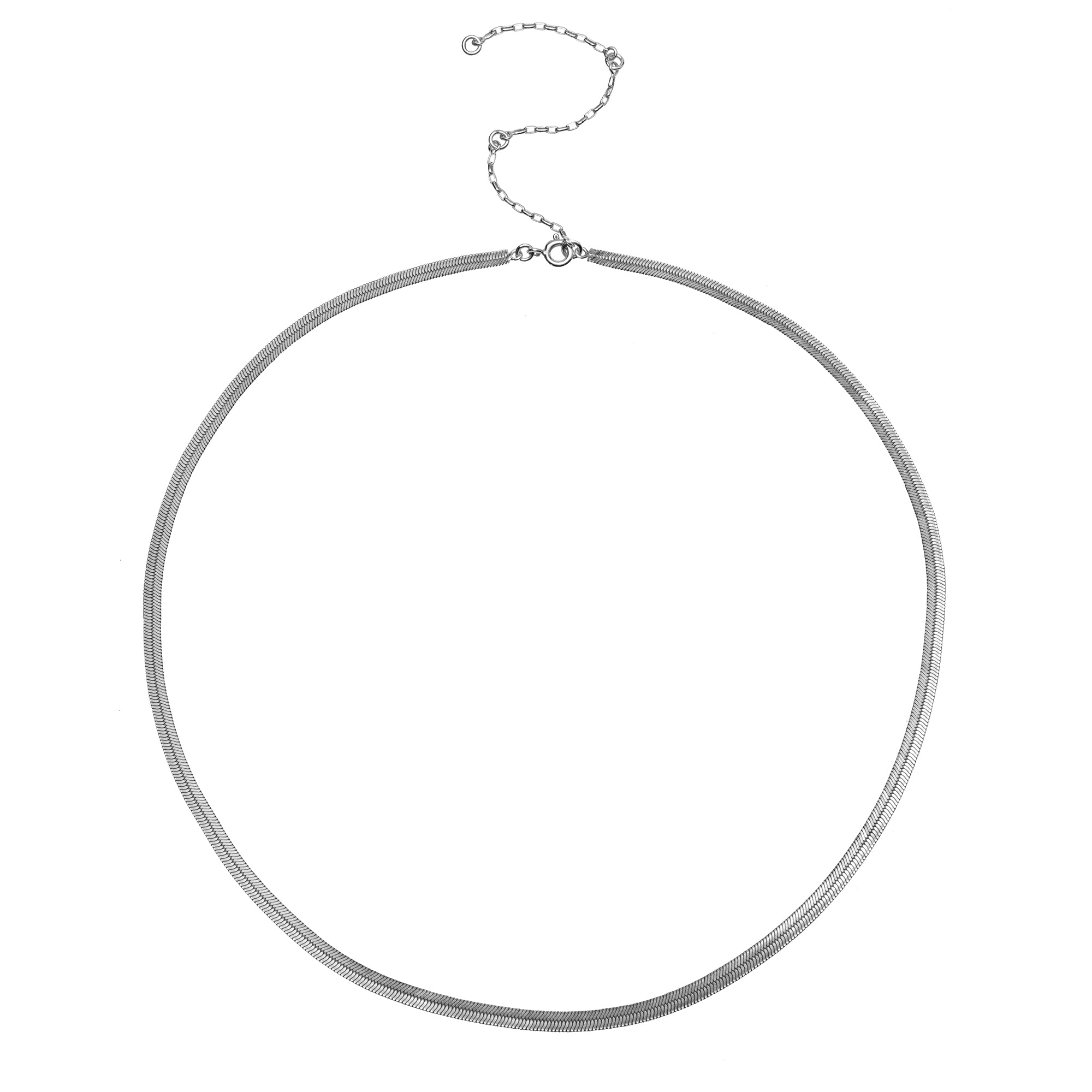 CHAIN + HERRINGBONE NECKLACE