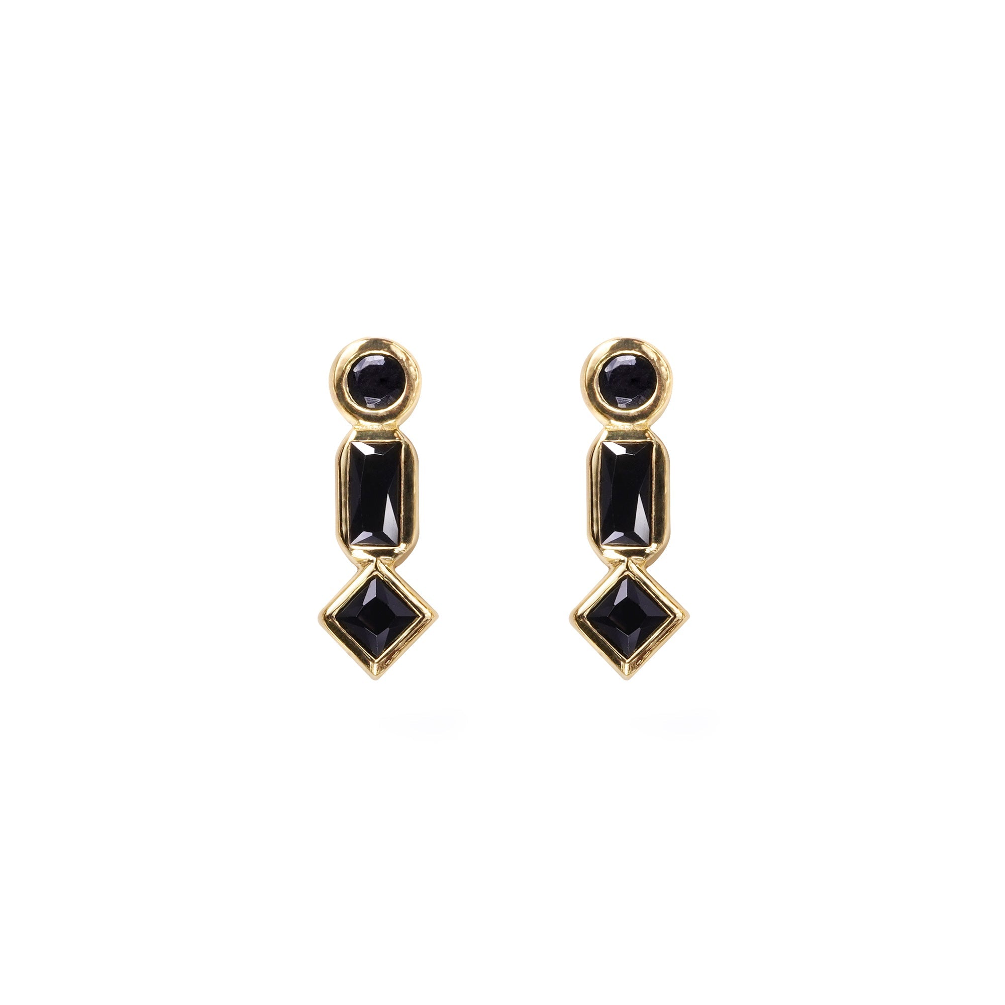 Indira Black Spinel Earrings | BITS OF BALI JEWELRY