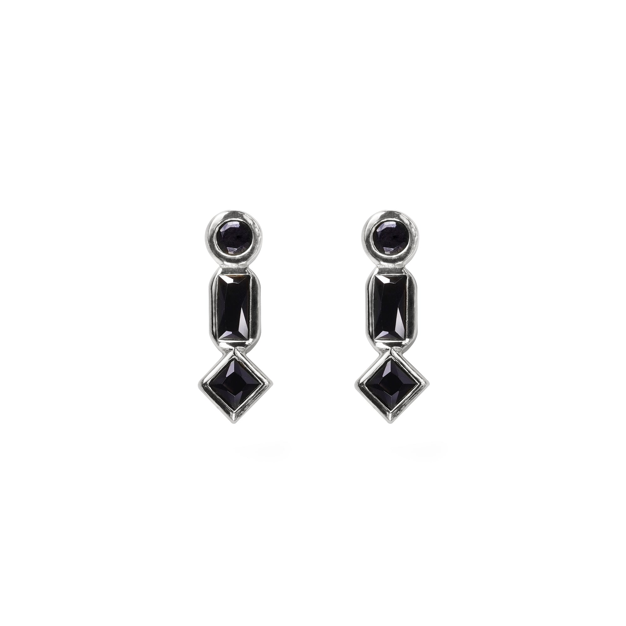 Indira Black Spinel Earrings | BITS OF BALI JEWELRY