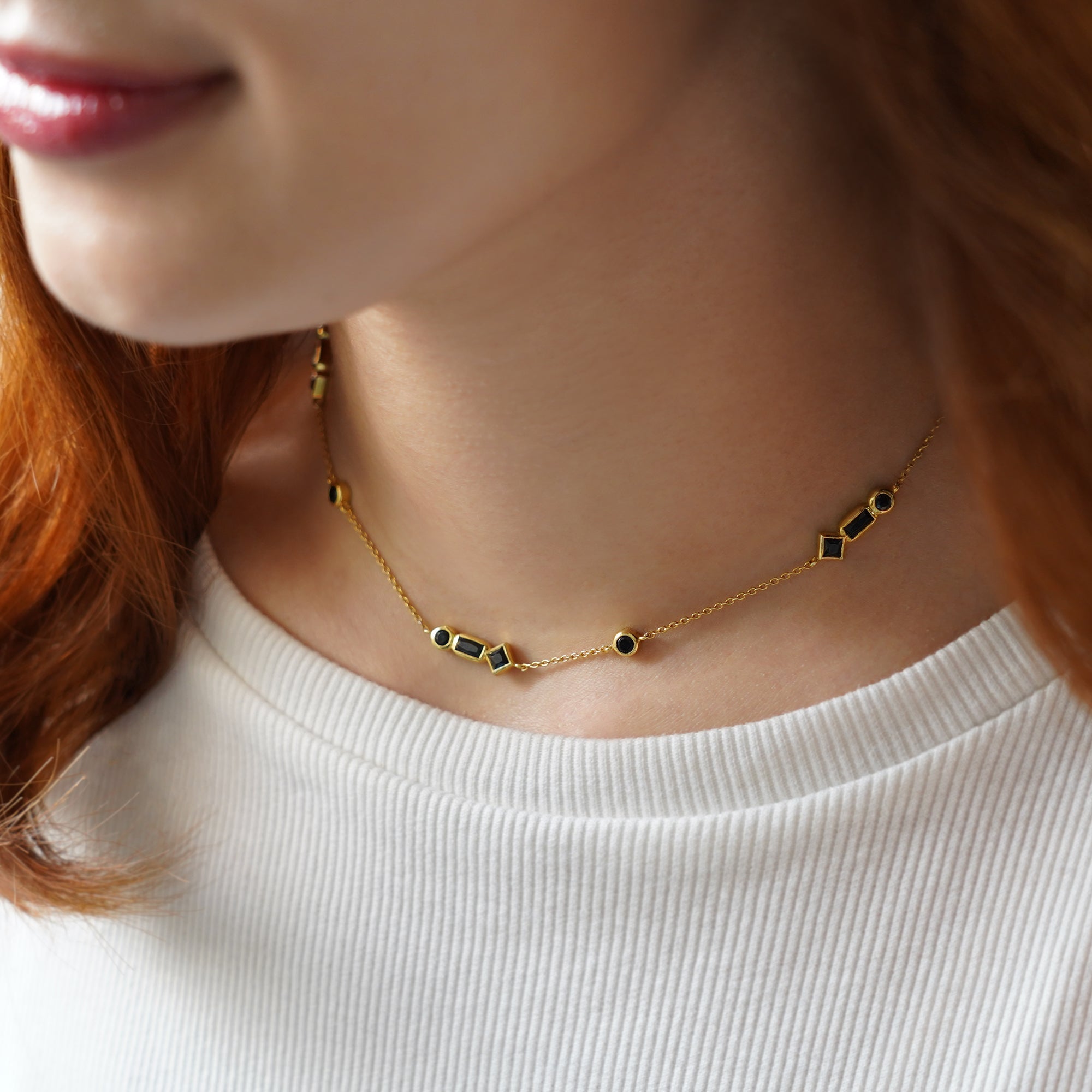 Indira Black Spinel Necklace | BITS OF BALI JEWELRY