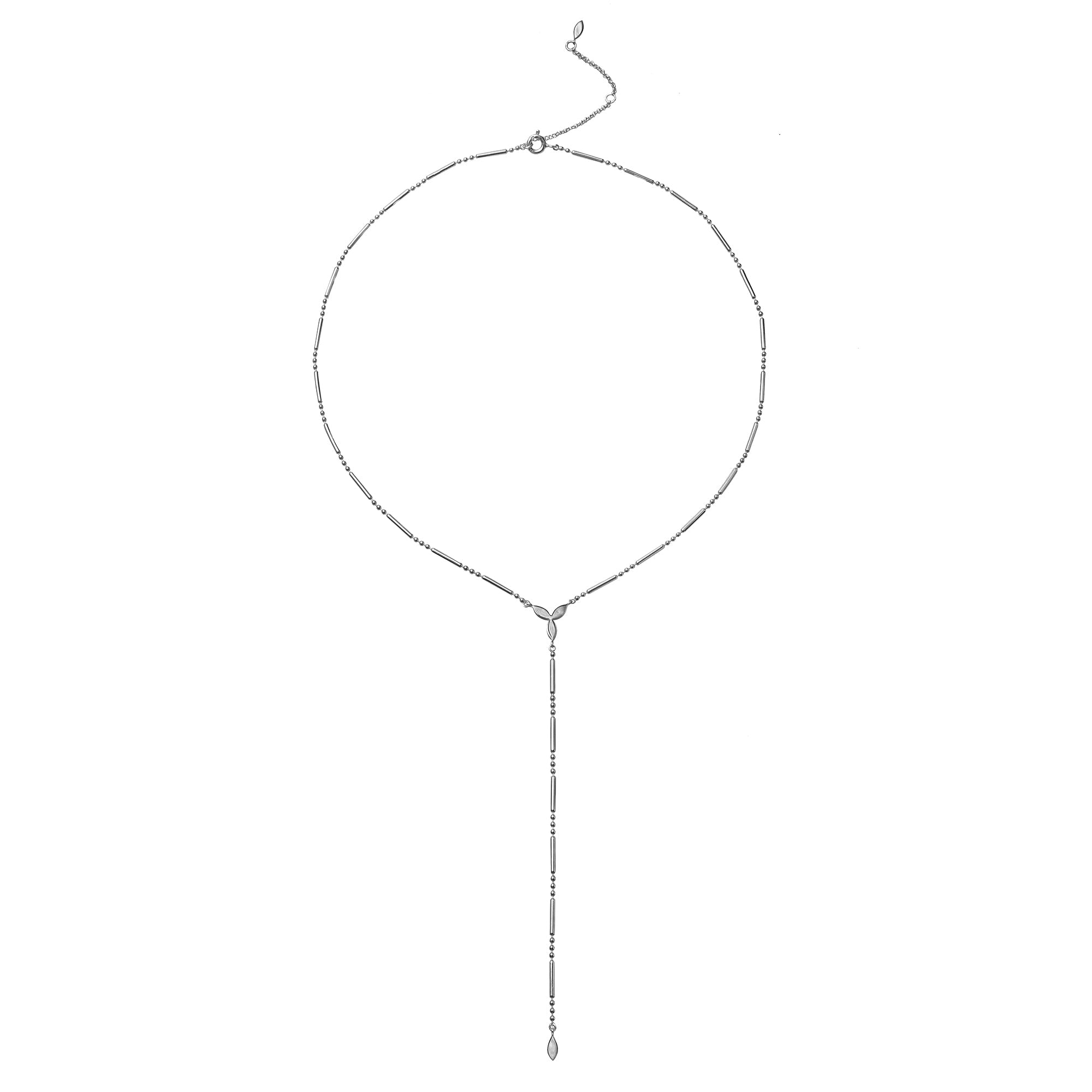 Marquise Lariat Silver Necklace | BITS OF BALI JEWELRY