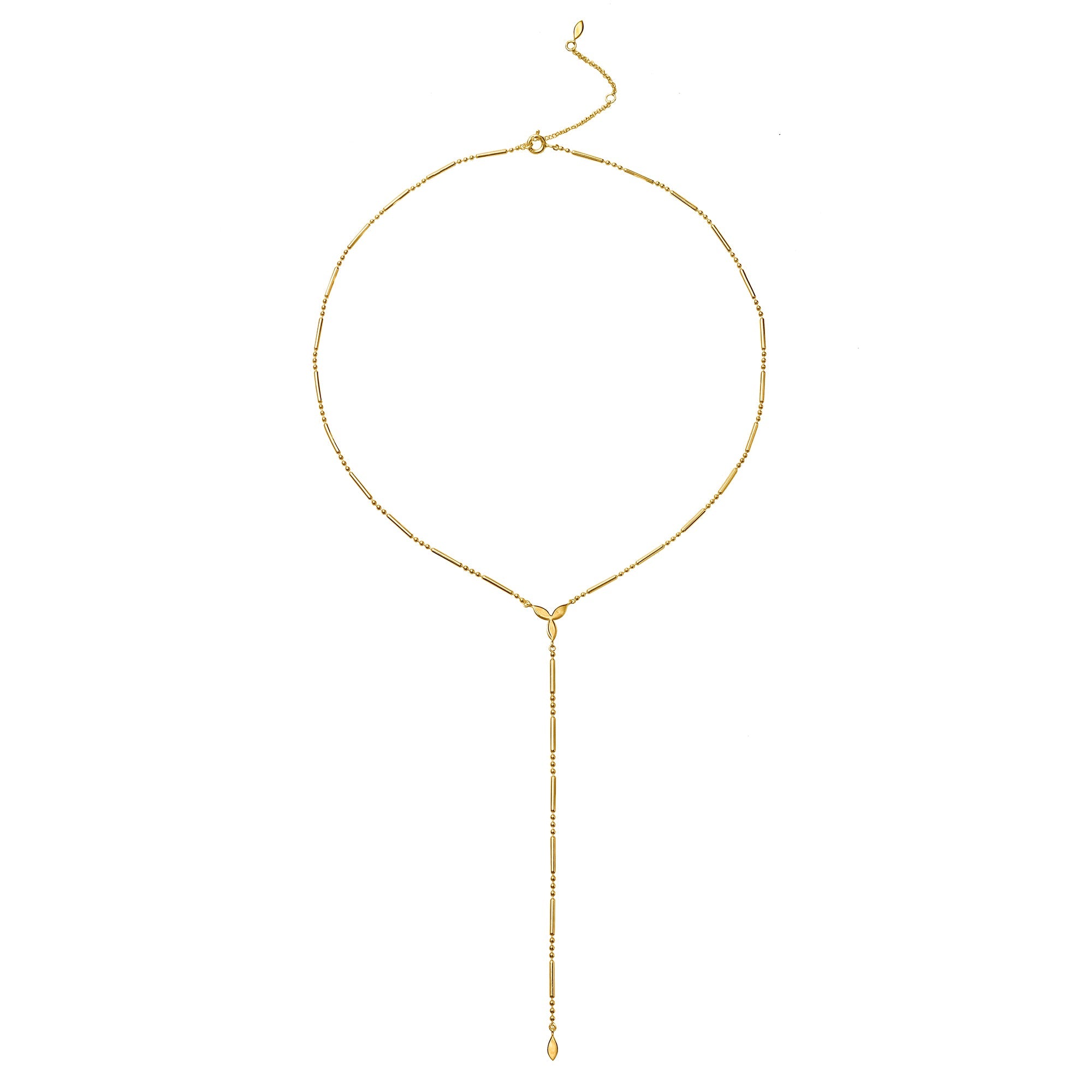 Marquise Lariat Silver Necklace | BITS OF BALI JEWELRY