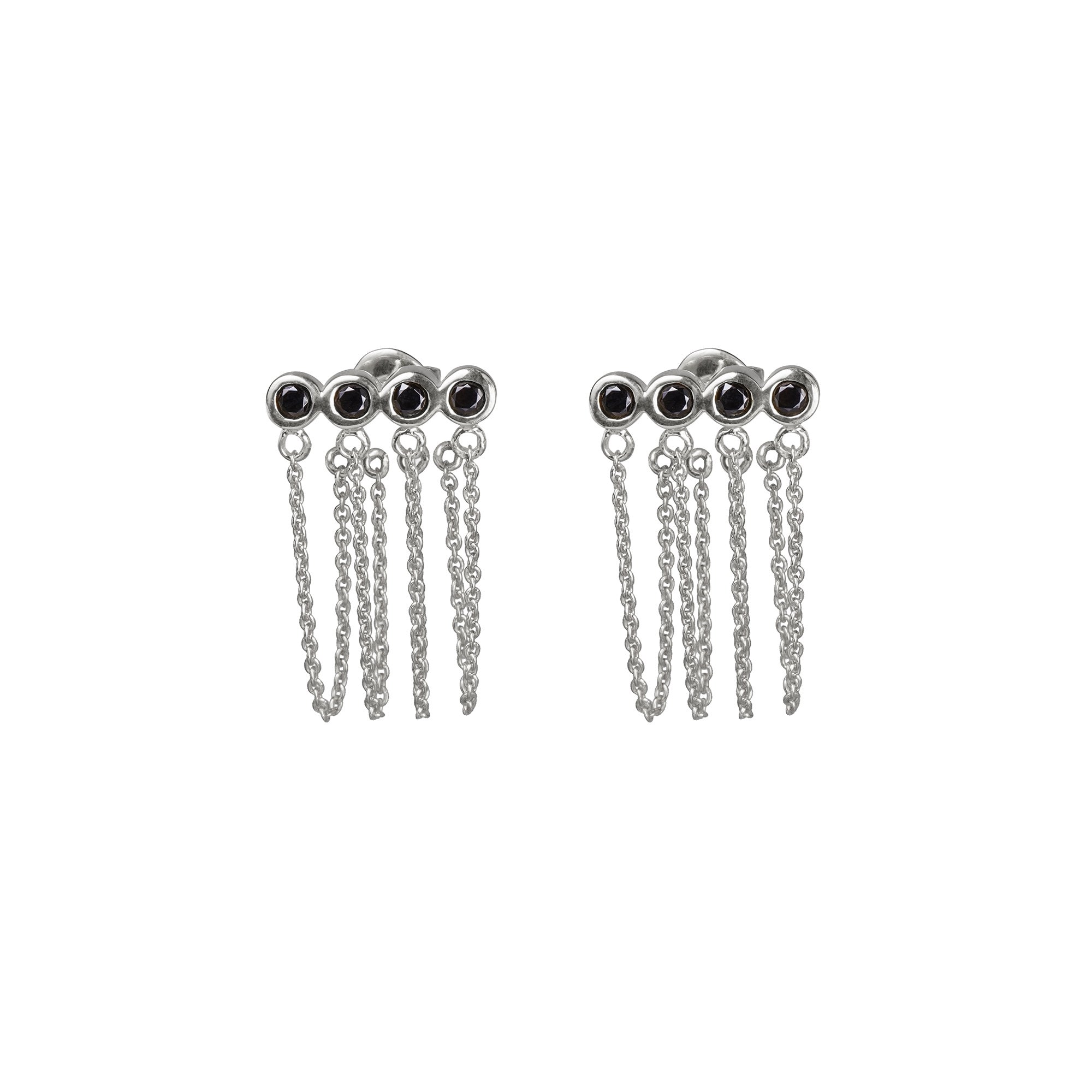 Panca Black Spinel Earrings | BITS OF BALI JEWELRY