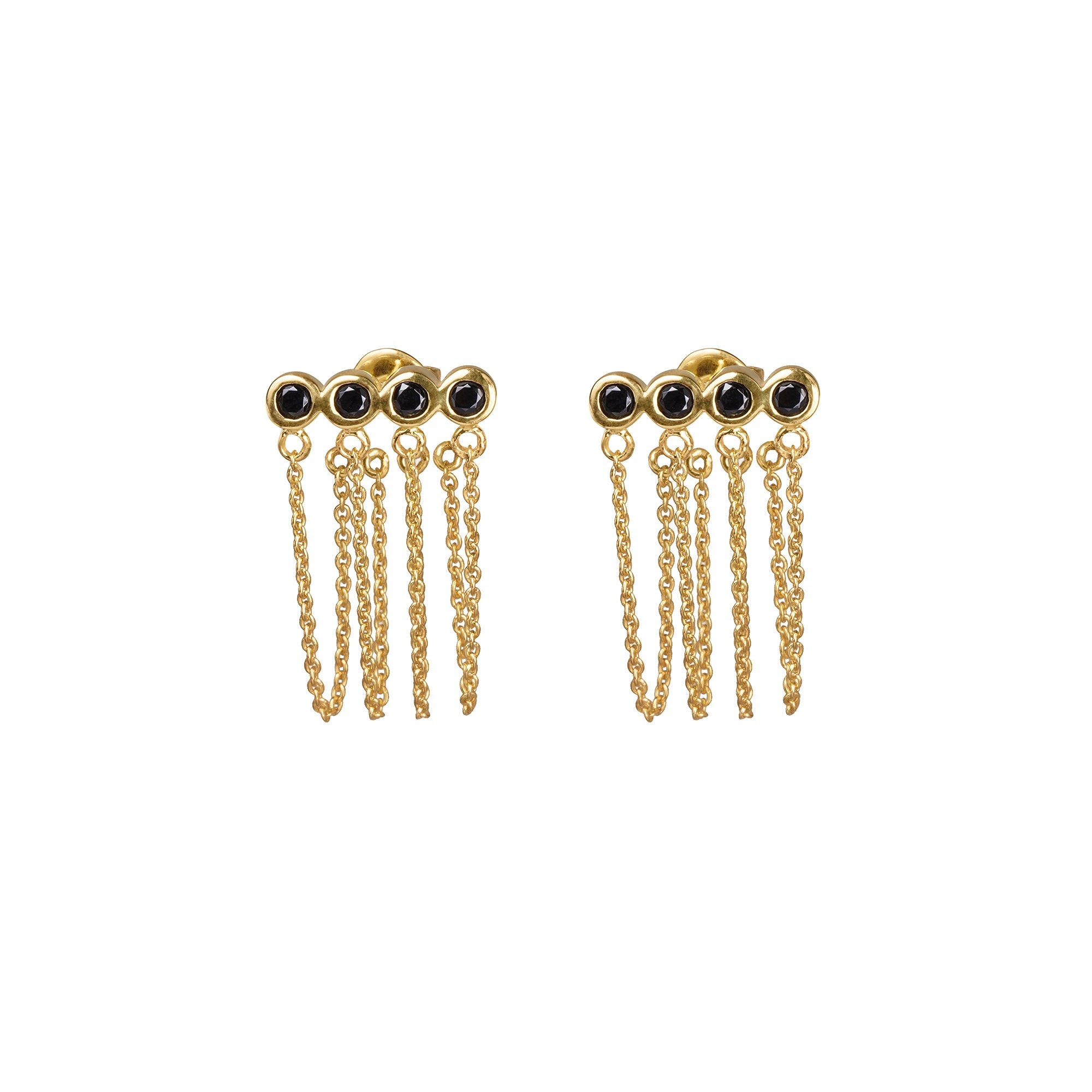 Panca Black Spinel Earrings | BITS OF BALI JEWELRY