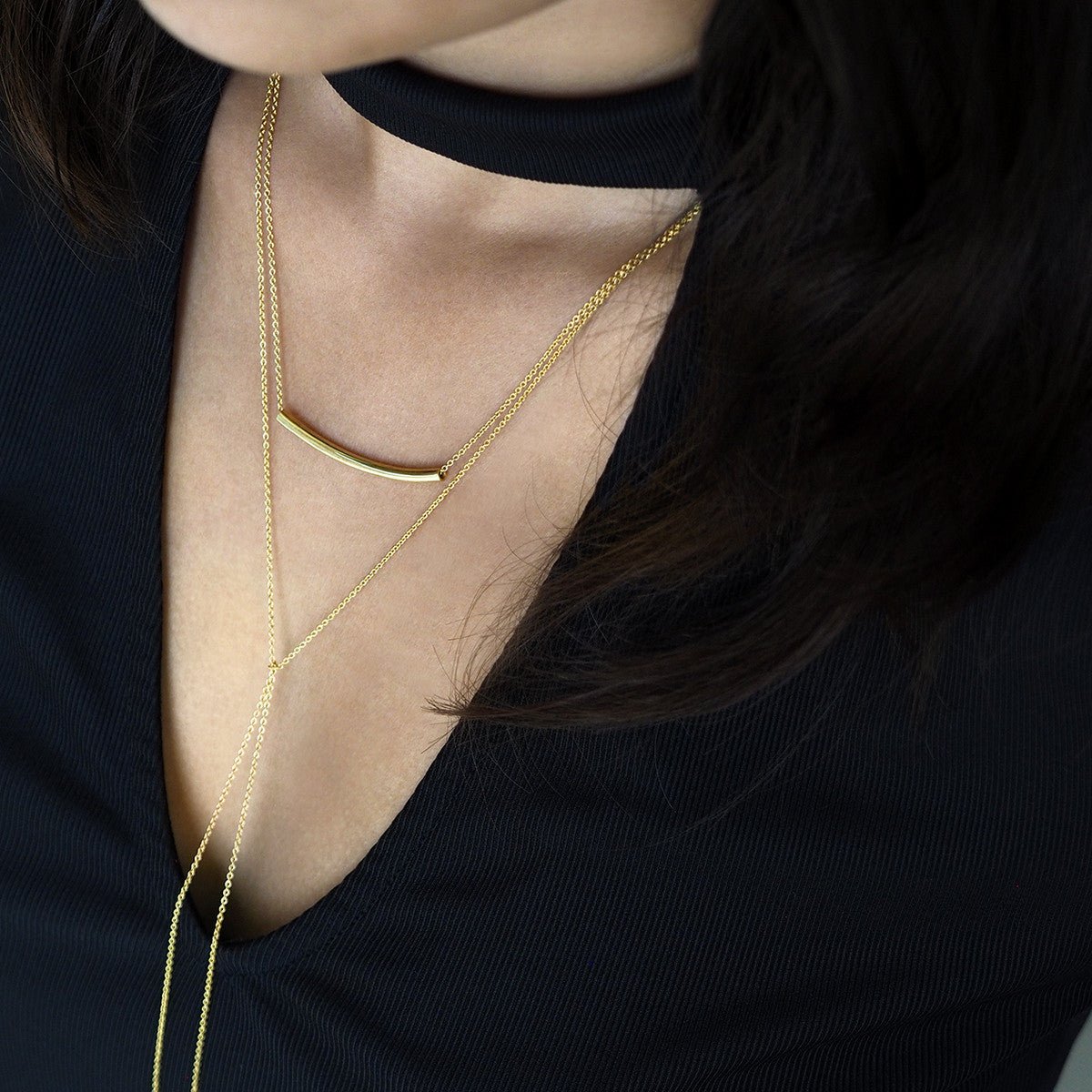 Pipe Tie Necklace | BITS OF BALI JEWELRY