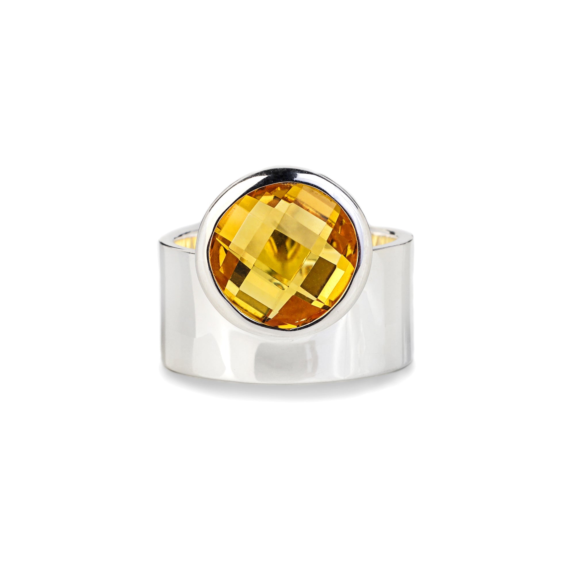 Vira Bold Ring - Citrine | BITS OF BALI JEWELRY