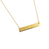 PERSONALIZED PRANAWA HORIZONTAL NECKLACE - WITH ENGRAVES