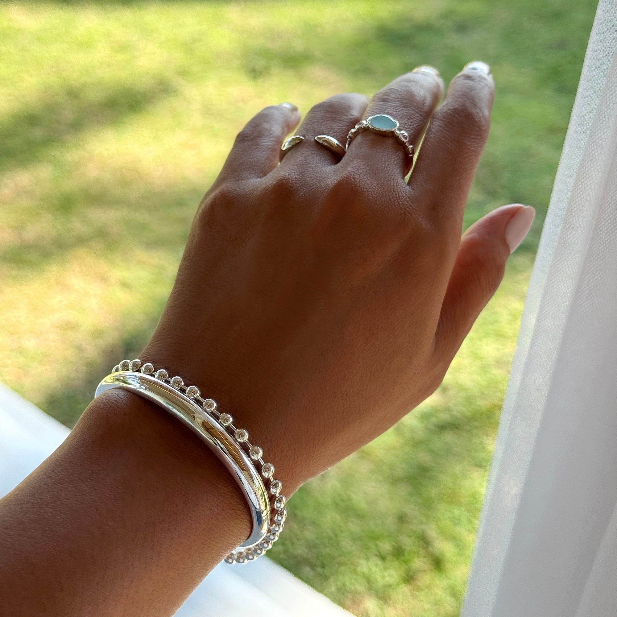 Claw Bangle - Gold Vermeil