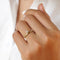 DIPTA DIAMOND RING - SOLID 18K YELLOW GOLD