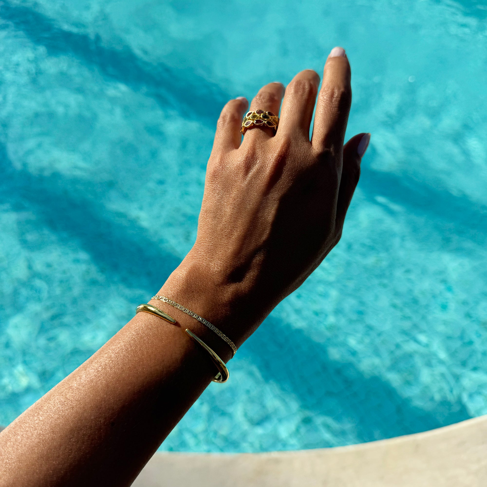 Claw Bangle - Gold Vermeil