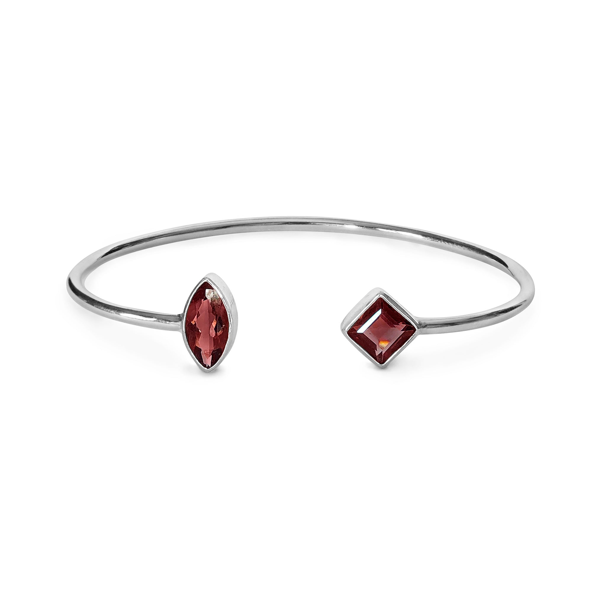 Gita Bracelet - Red Garnet | BITS OF BALI JEWELRY