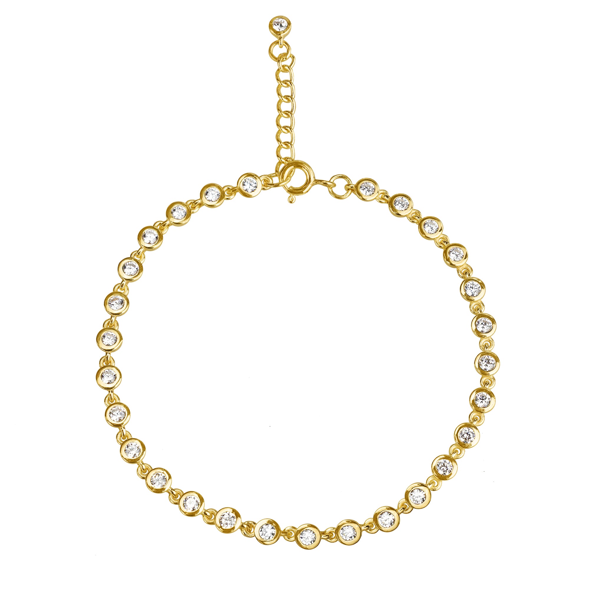 Ibu Bezel Cz Bracelet | BITS OF BALI JEWELRY