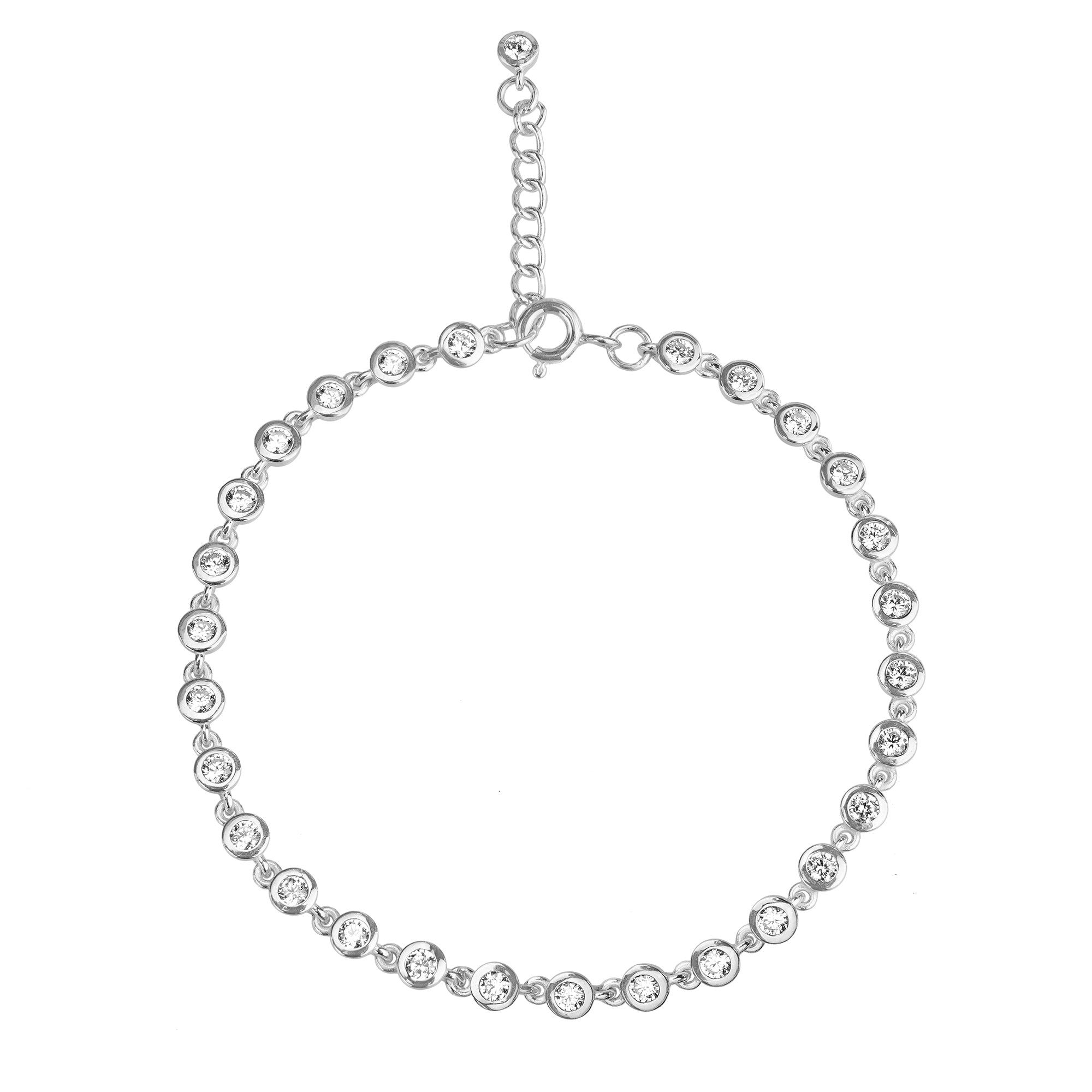 Ibu Bezel Cz Bracelet | BITS OF BALI JEWELRY