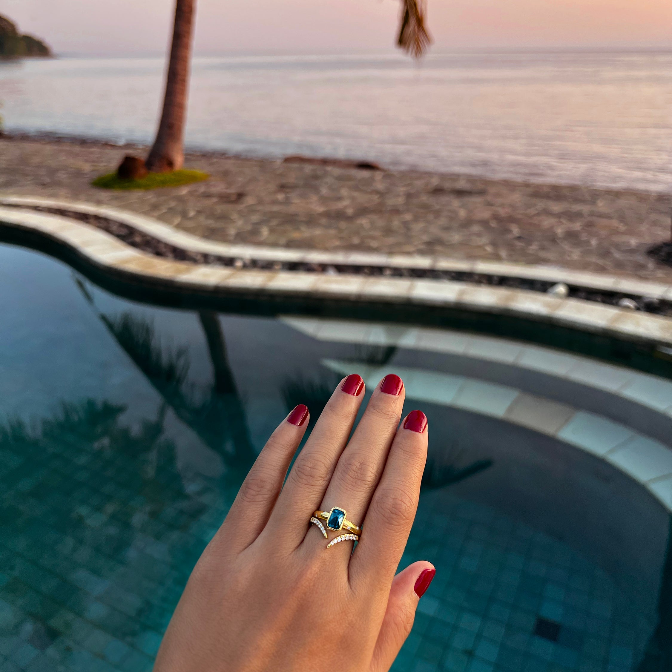 Ibu Cz Tusk Ring | BITS OF BALI JEWELRY
