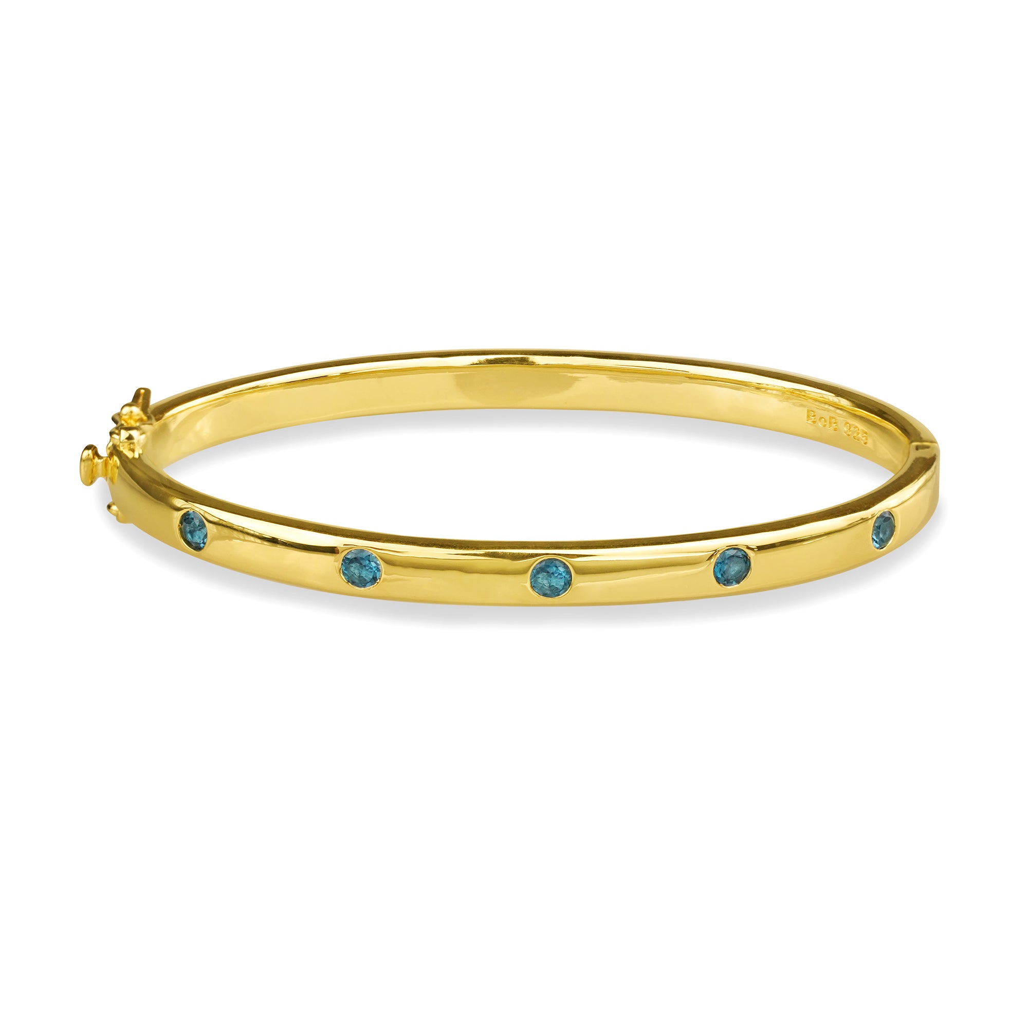 Ibu Five Stone London Blue Topaz Bracelet | BITS OF BALI JEWELRY