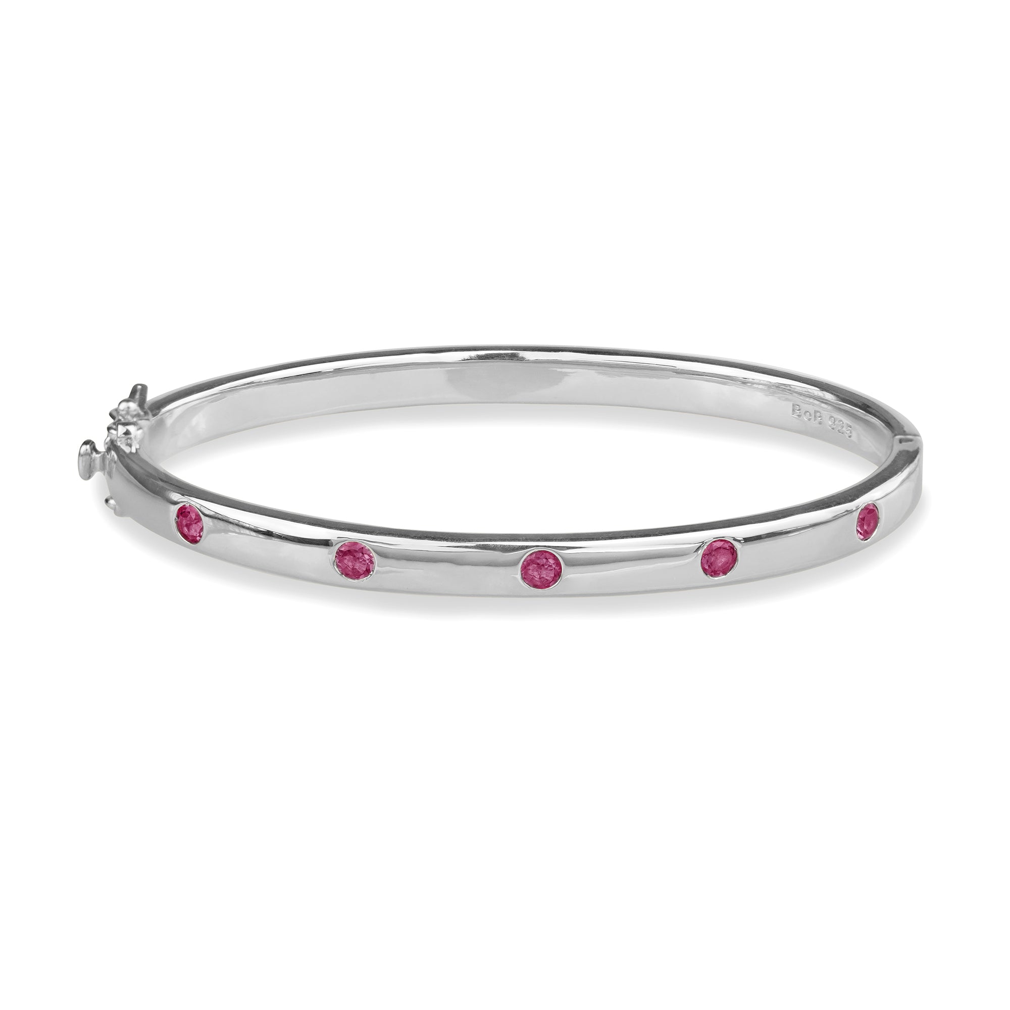 Ibu Five Stone Rhodolite Bracelet | BITS OF BALI JEWELRY