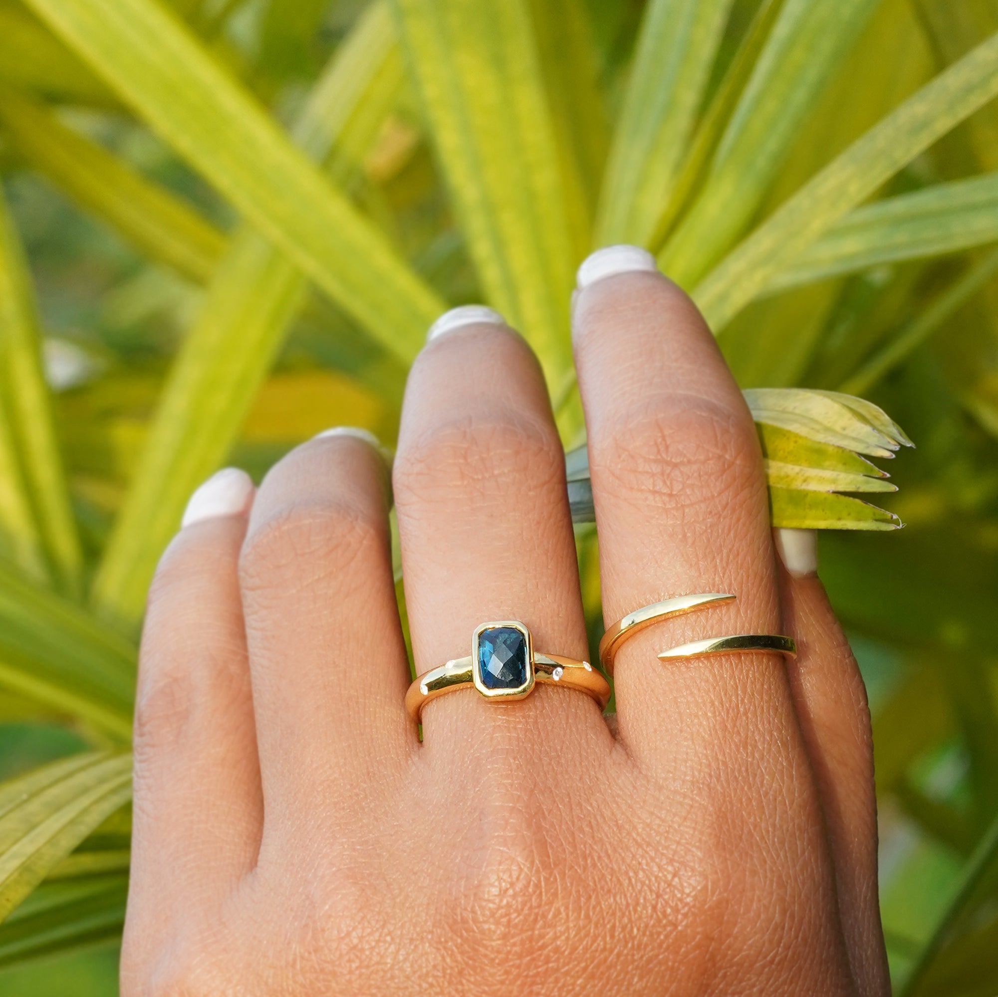 Ibu London Blue Topaz Ring | BITS OF BALI JEWELRY