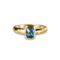 IBU LONDON BLUE TOPAZ RING